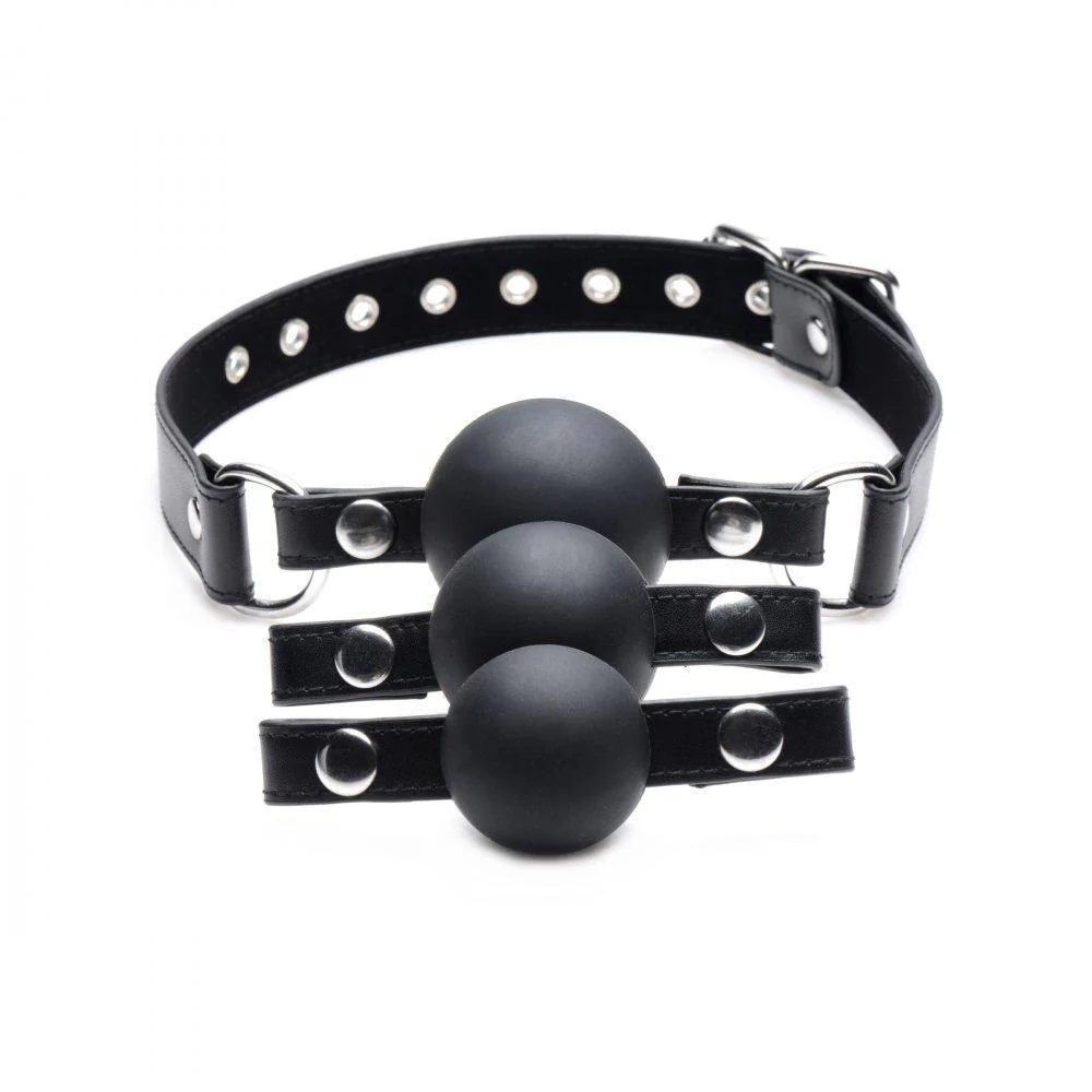 Interchangeable Silicone Ball Gag Set - Image 4