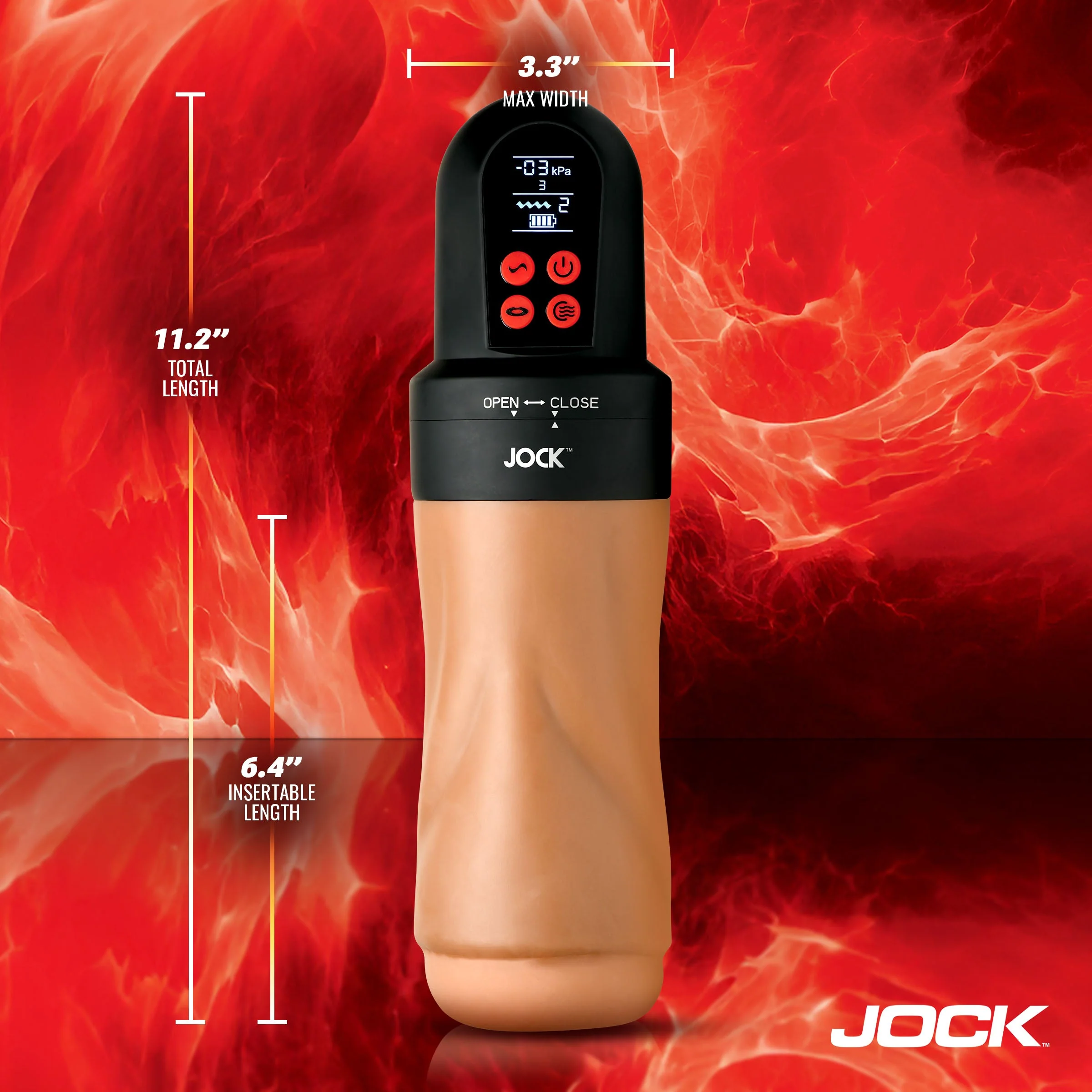 JOCK Advanced Mega Suck Sucking & Vibrating Masturbator - Image 4