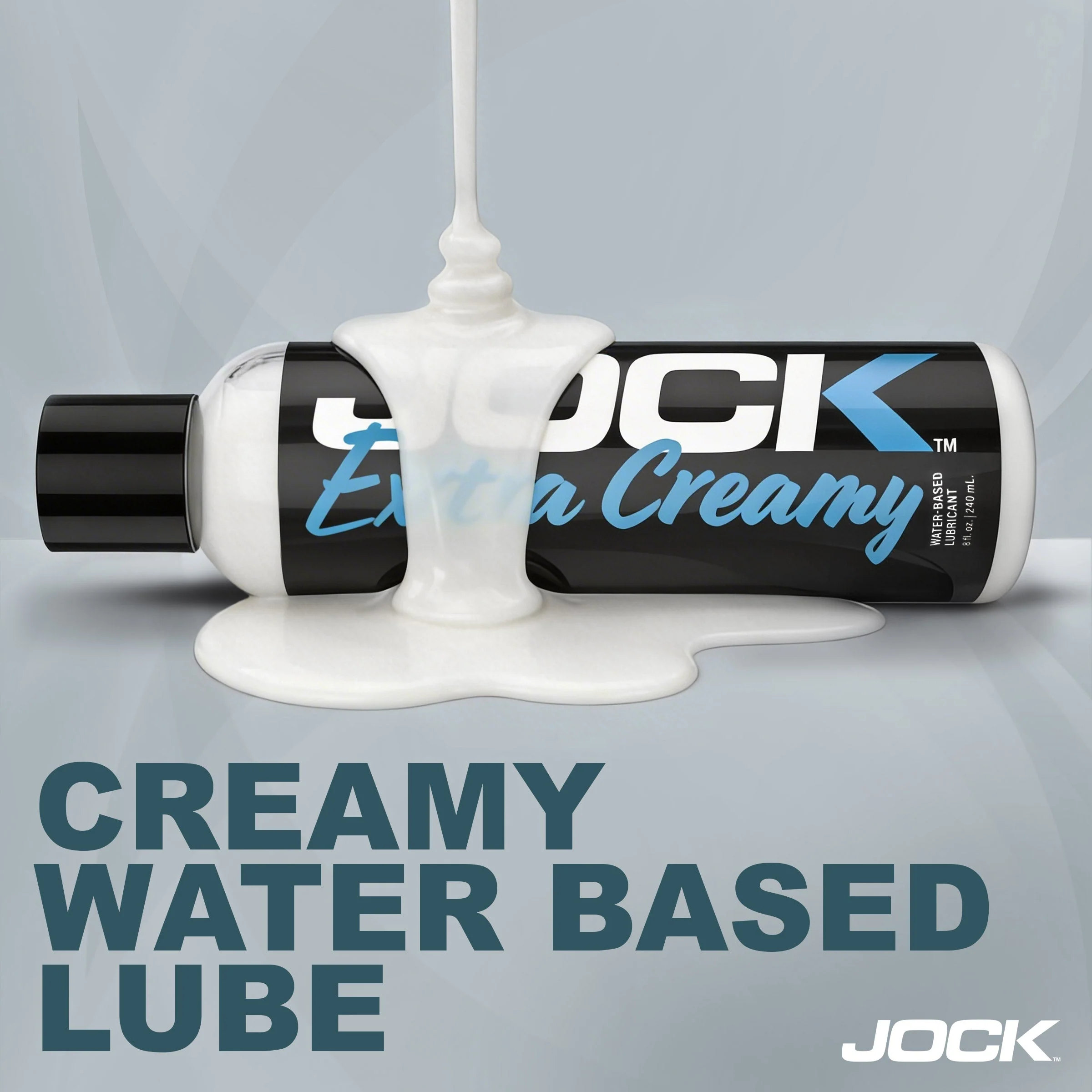 JOCK Extra Creamy Water Based Lubricant 8oz - Image 2