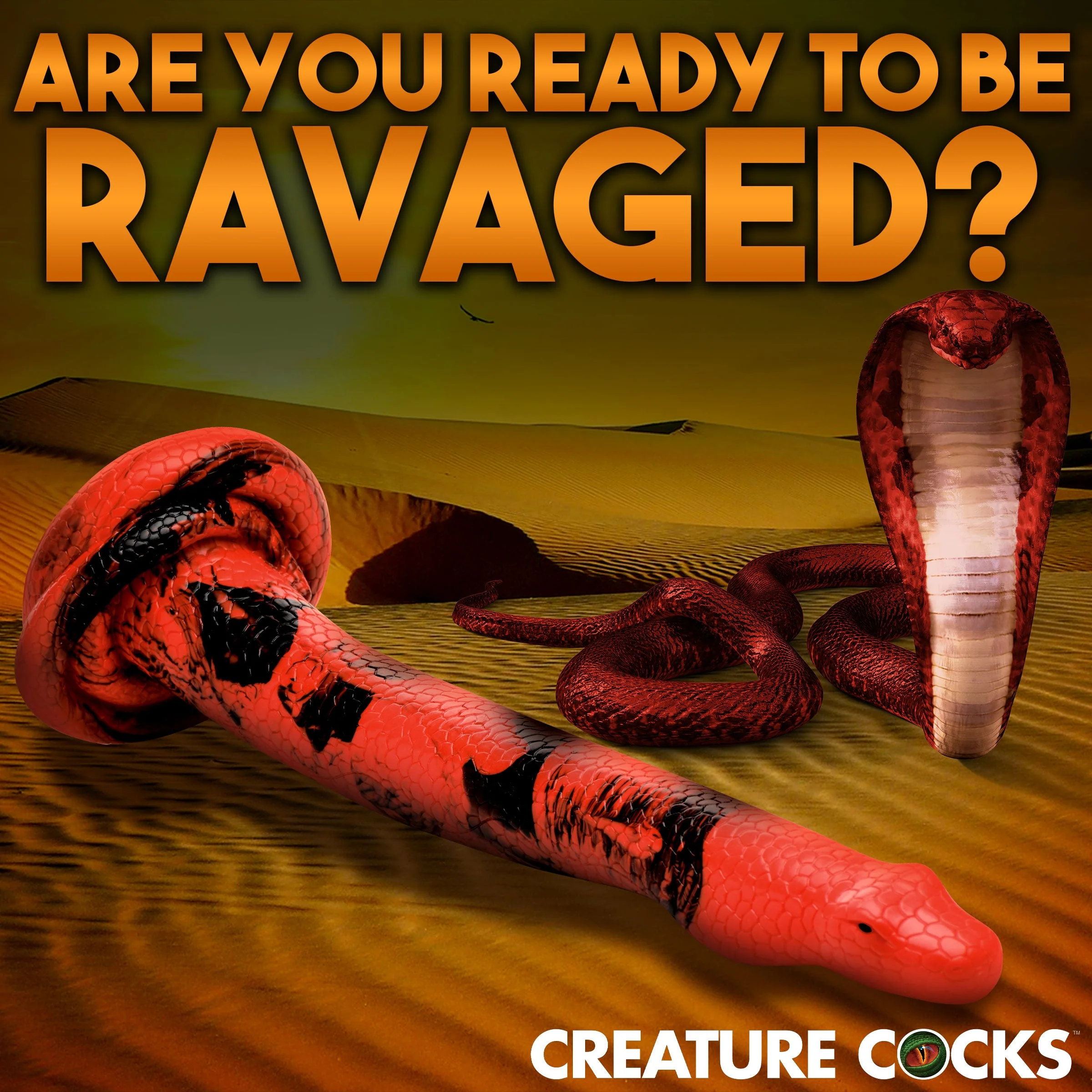 Giant King Cobra Silicone Dildo - Image 2