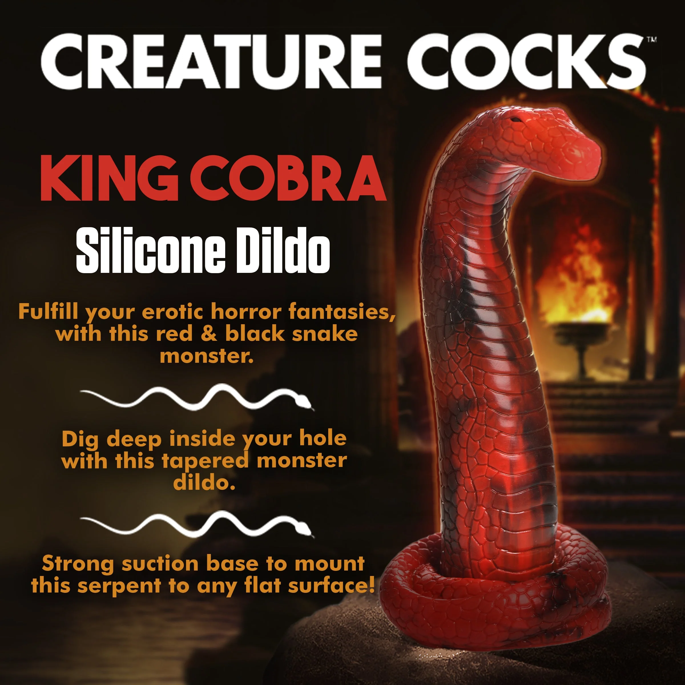 King Cobra Silicone Dildo - Image 3