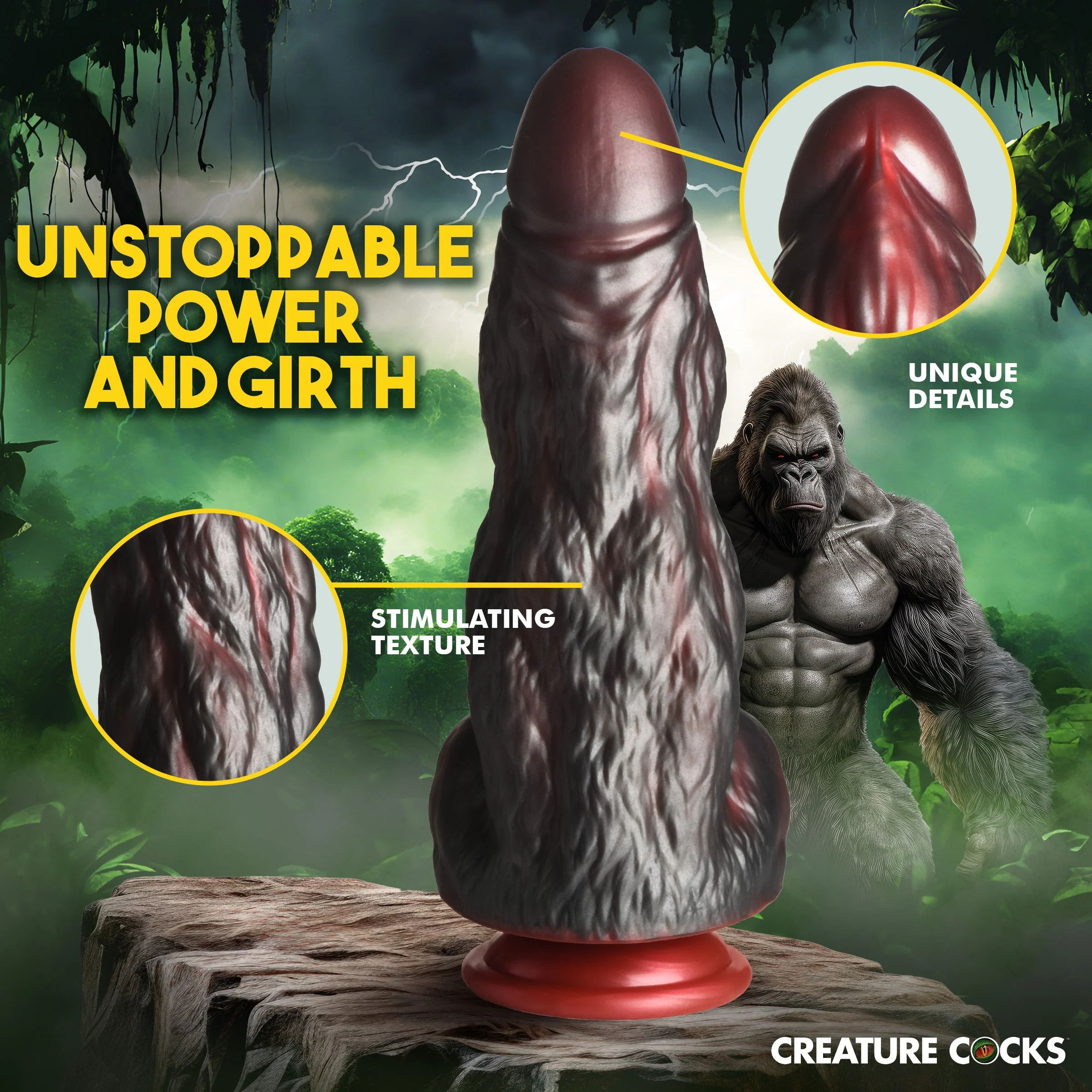 King Kong Silicone Dildo - Image 3