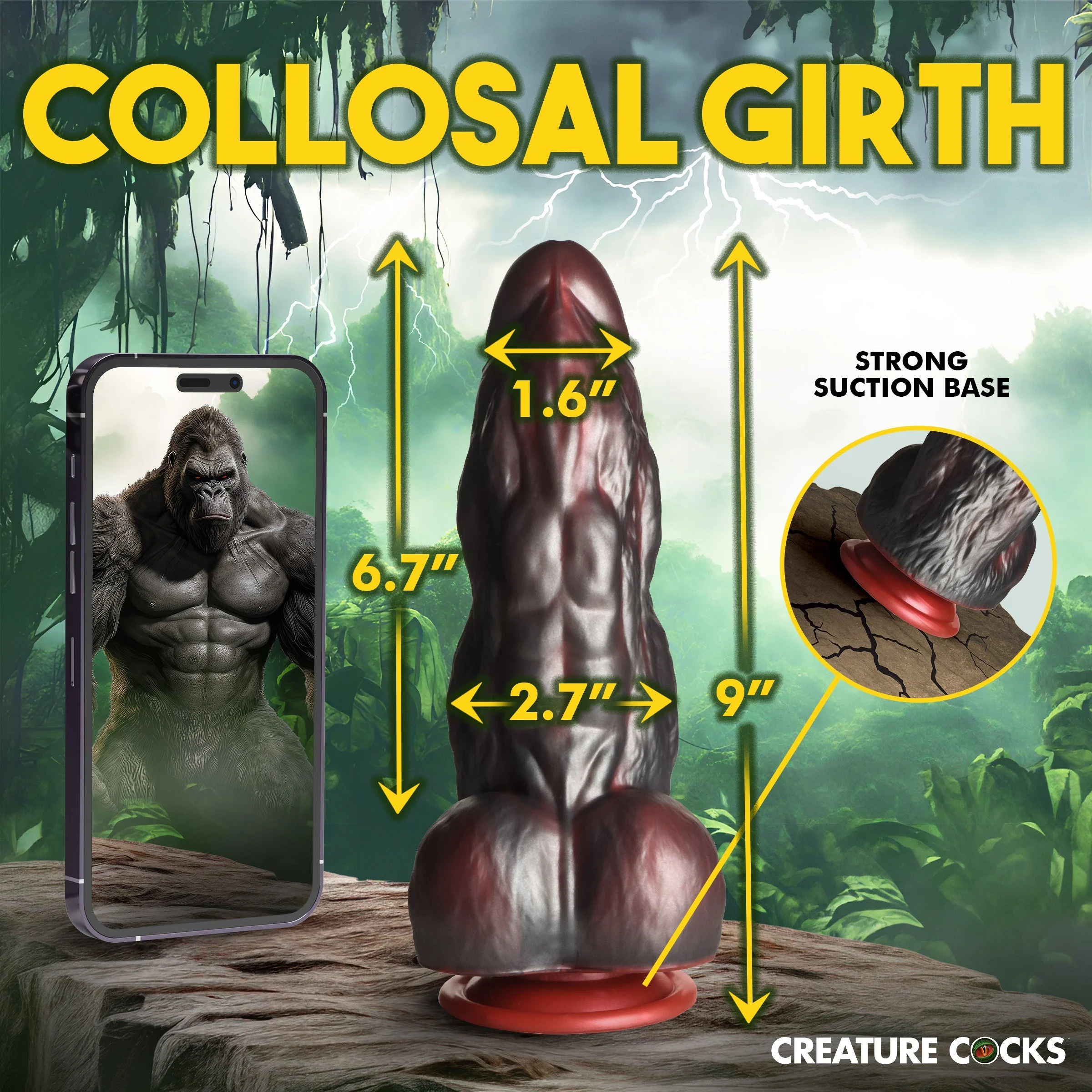 King Kong Silicone Dildo - Image 4