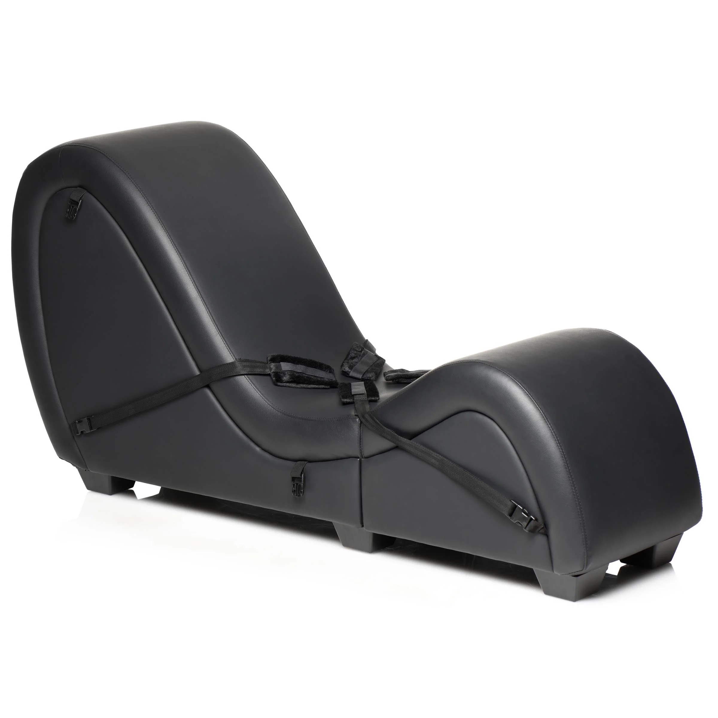 Black Detachable Kinky Couch Sex Chaise with Love Pillows - Image 9