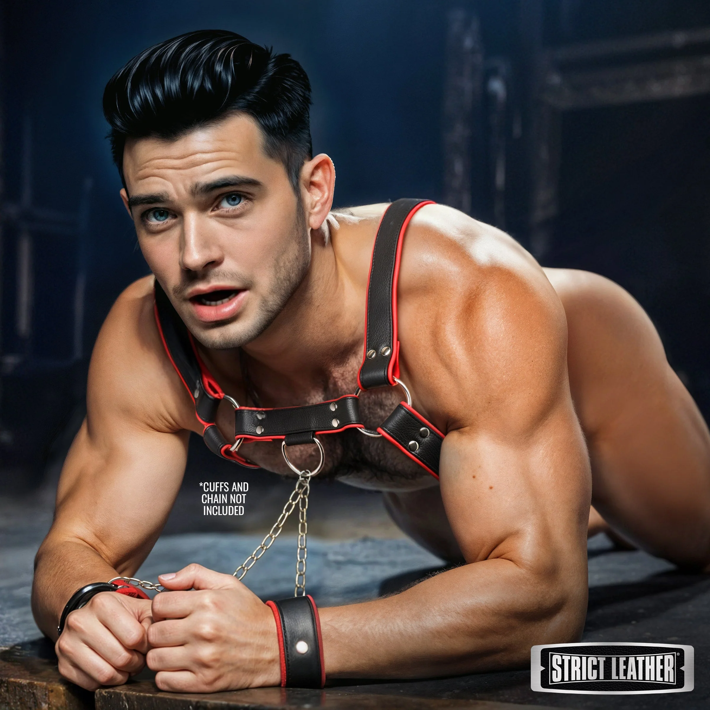 Leather English Bull Dog Harness - Image 5