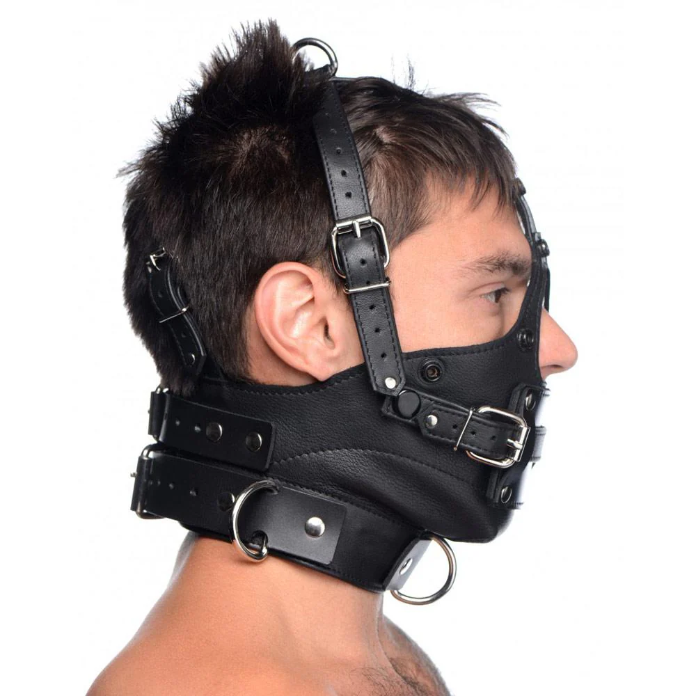 Leather Head Harness with Removeable Gag - Image 3