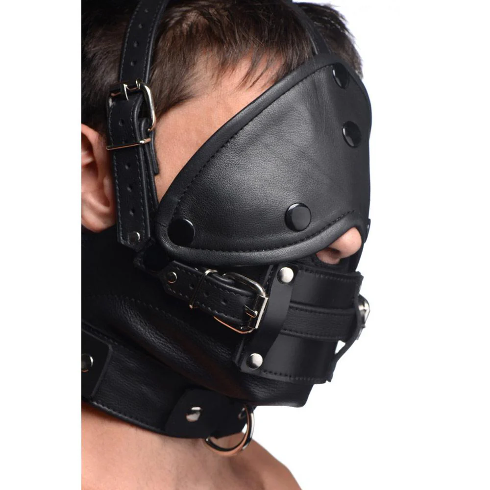 Leather Head Harness with Removeable Gag - Image 5