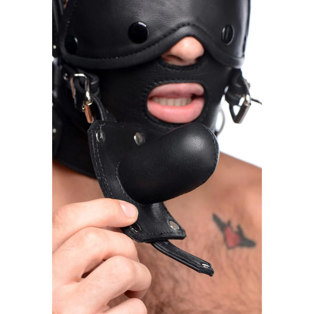 Leather Head Harness with Removeable Gag - Image 7