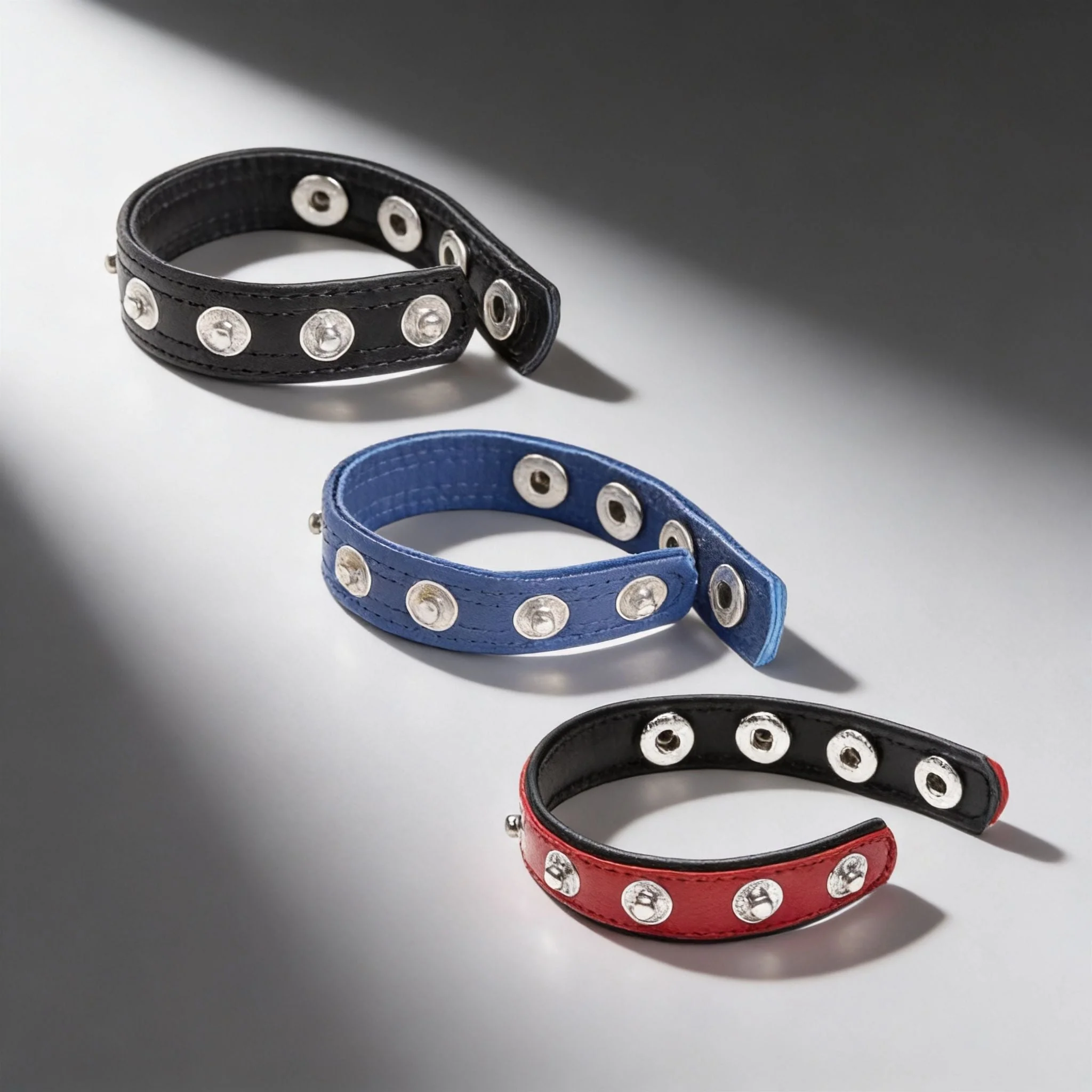 Leather Speed Snap Cock Ring - Image 3