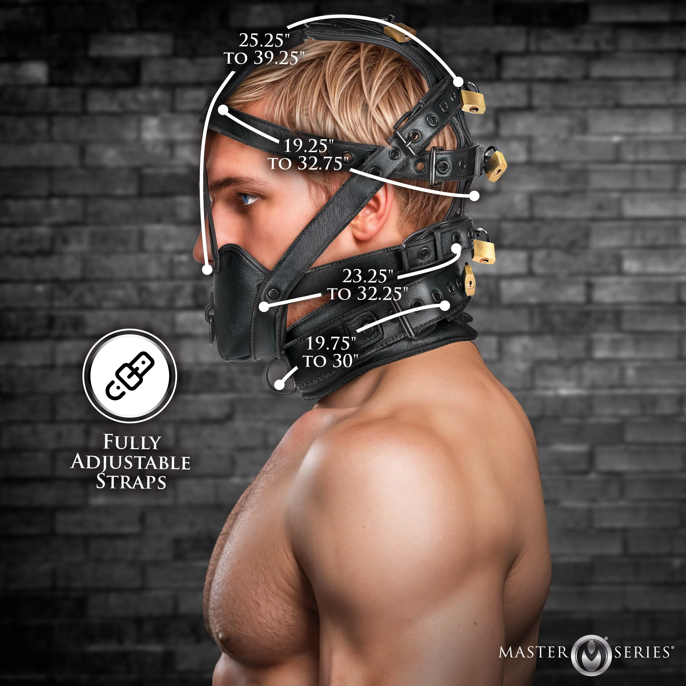 Lockable Head Harness with Muzzle - Image 3