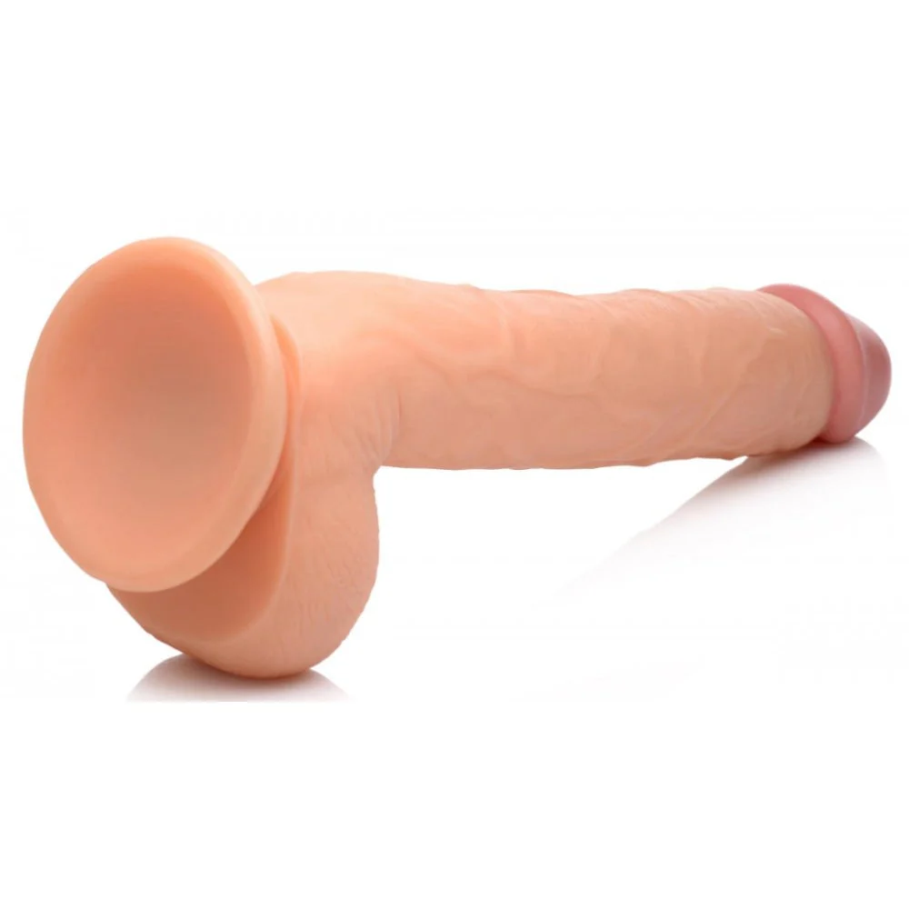 Long Logan 10 Inch Dildo with Balls - Image 7