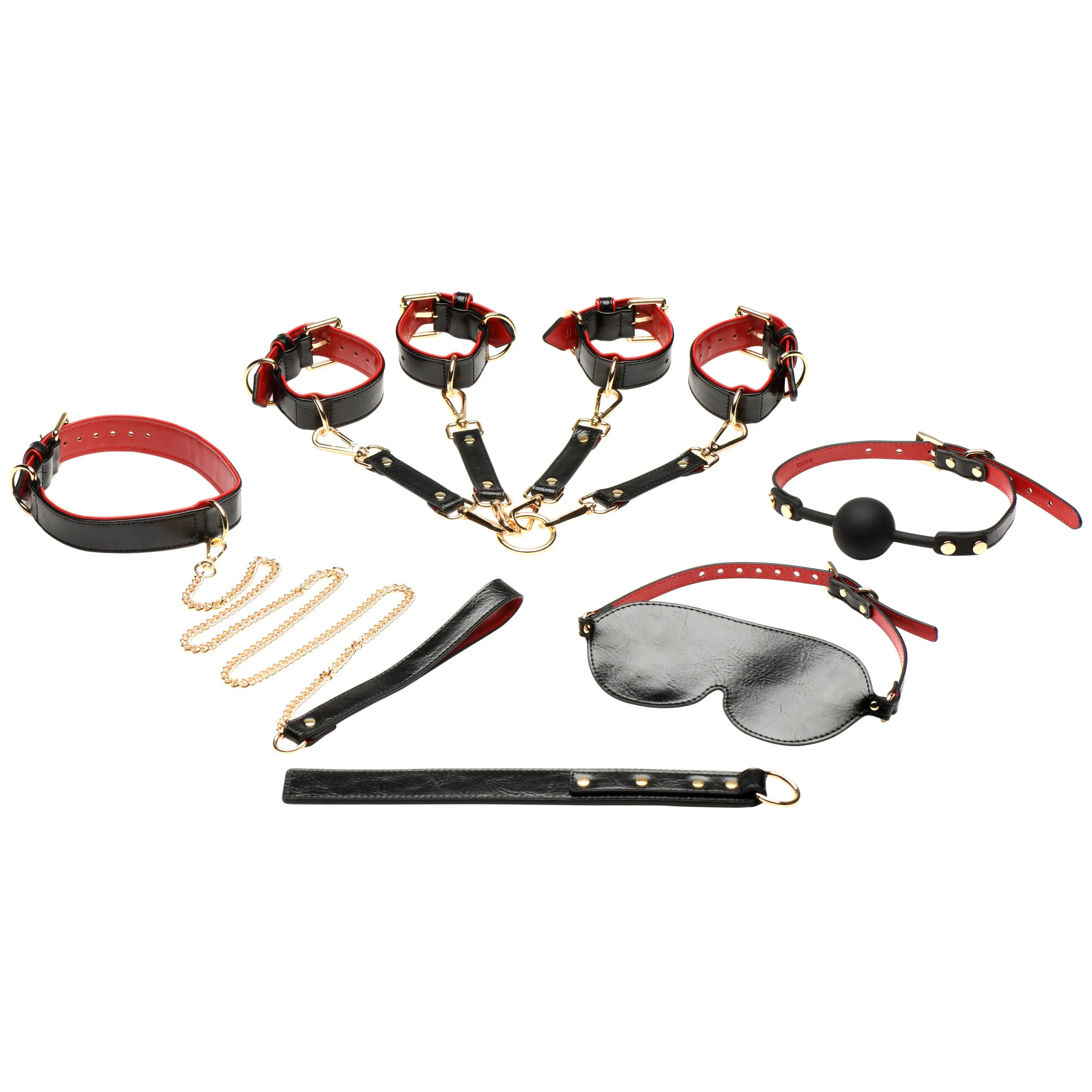 Lover's 9pc Deluxe Bondage Set - Image 8