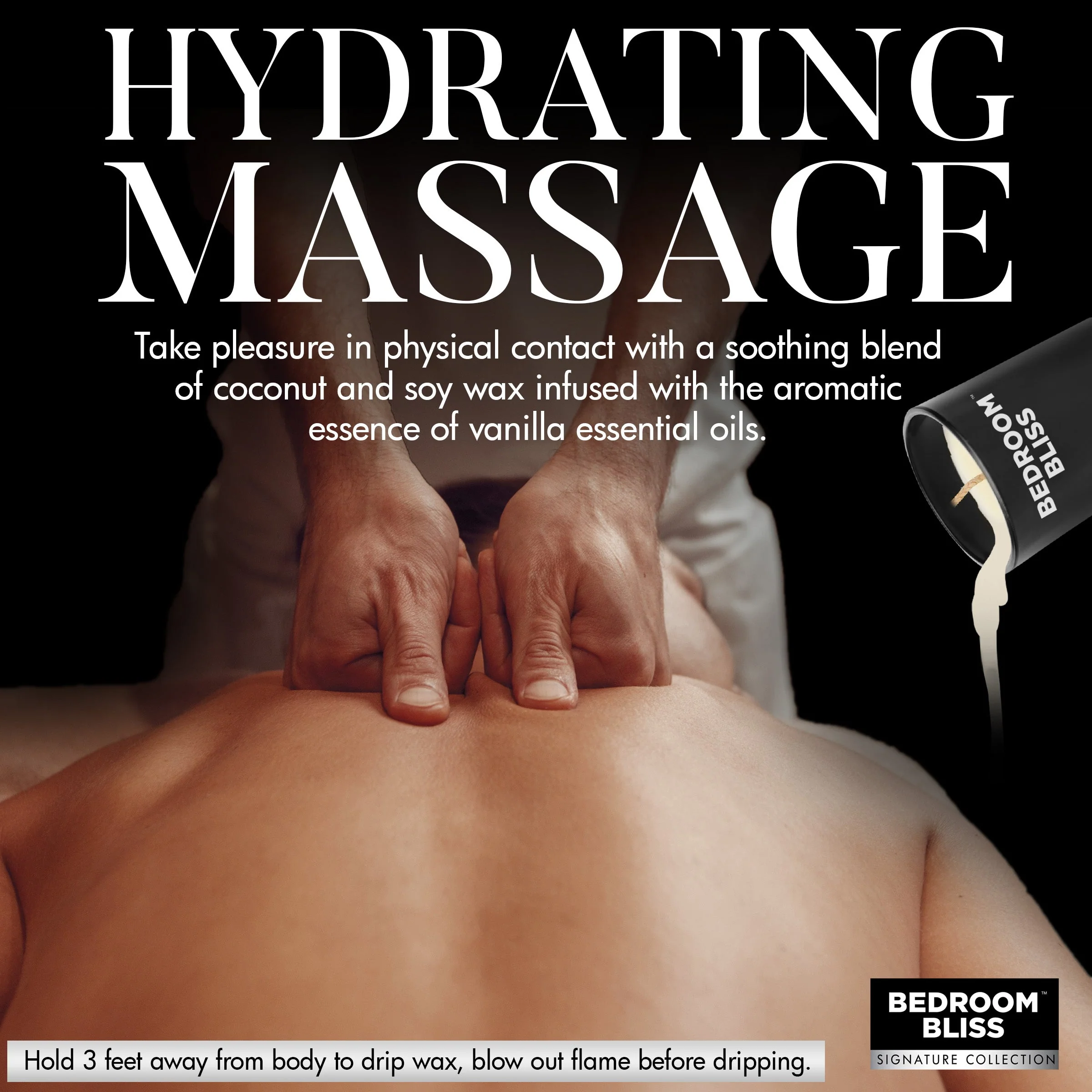 Lover's Vanilla Massage Candle - Image 5