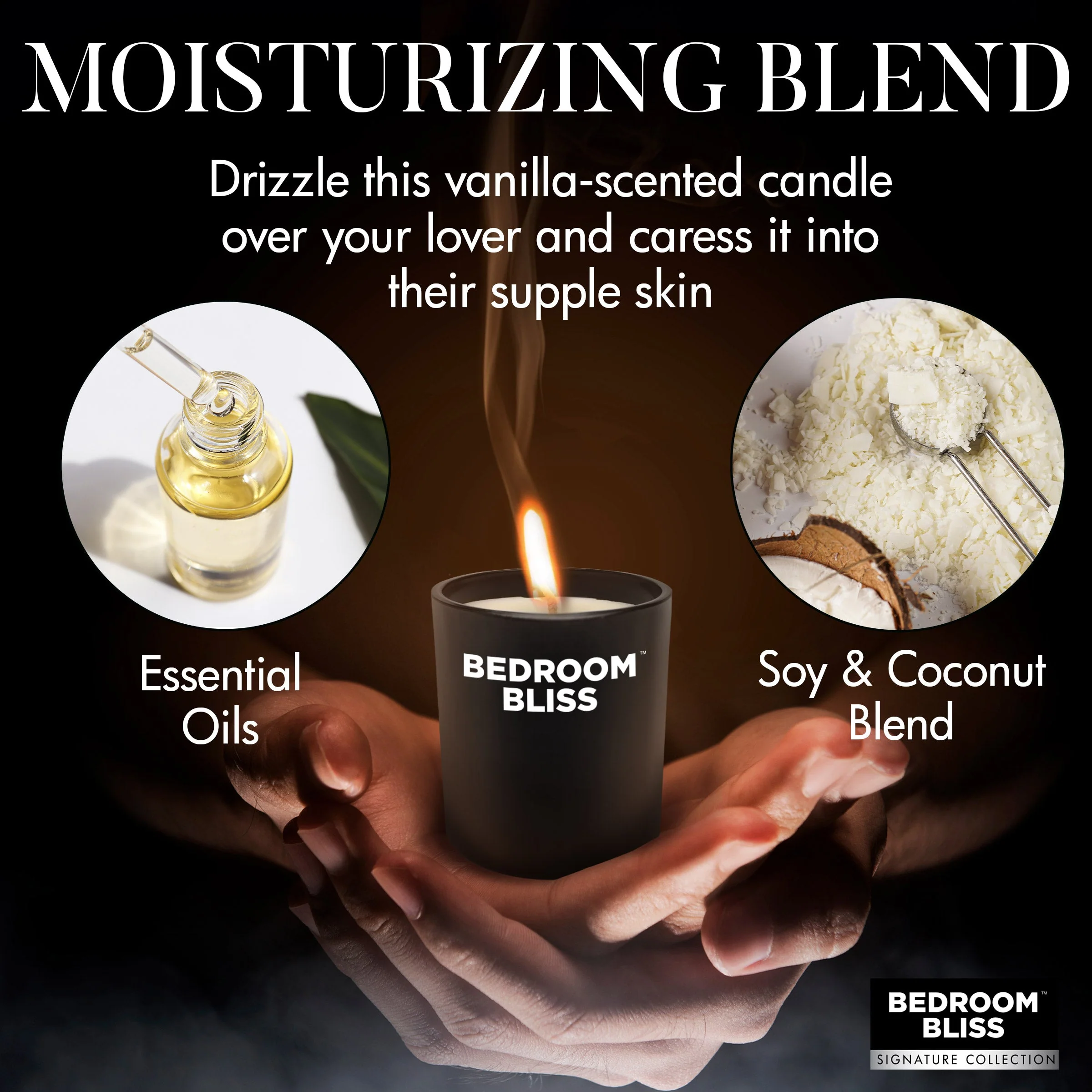 Lover's Vanilla Massage Candle - Image 8