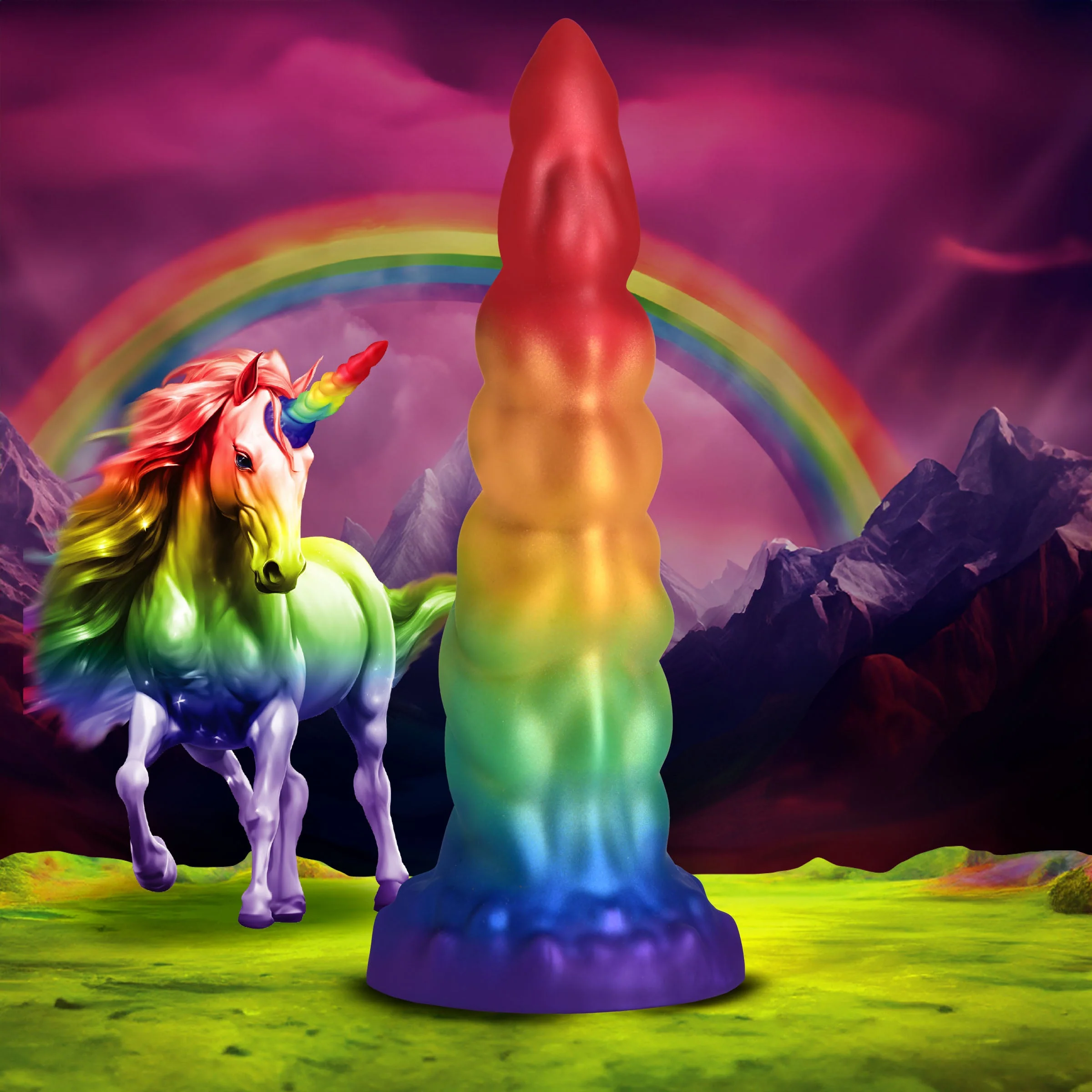 Magic Rider Unicorn Silicone Dildo - Image 6