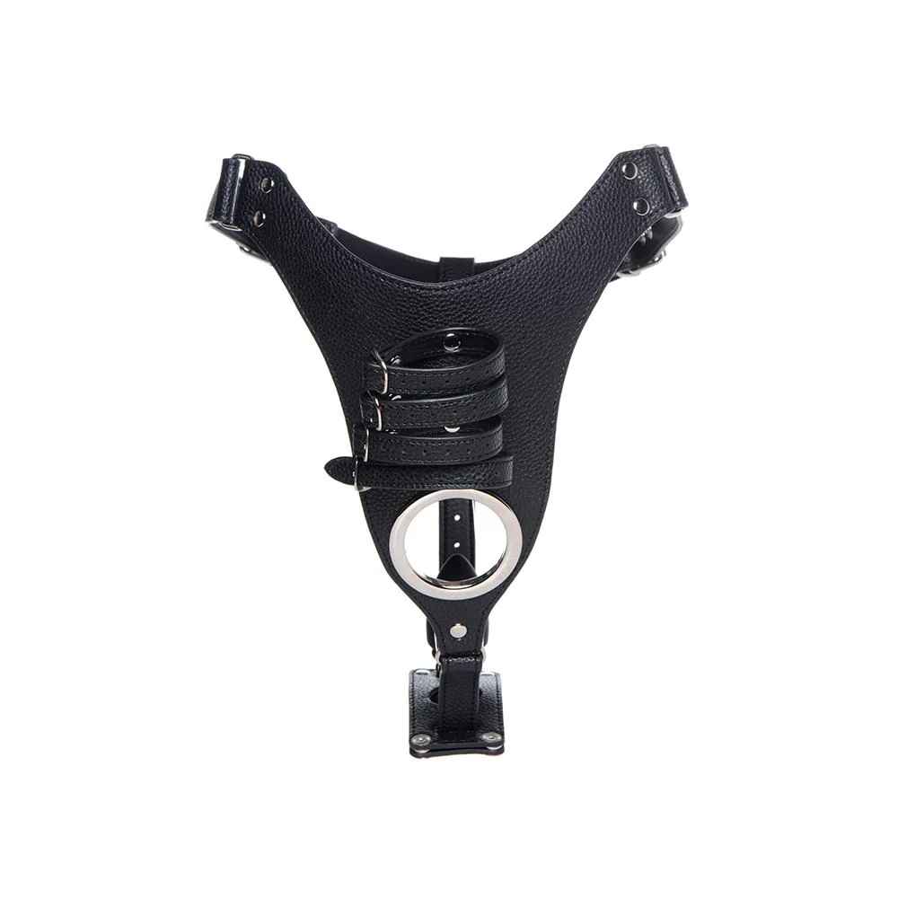 Male Chastity Harness with Silicone Anal Plug - Image 7