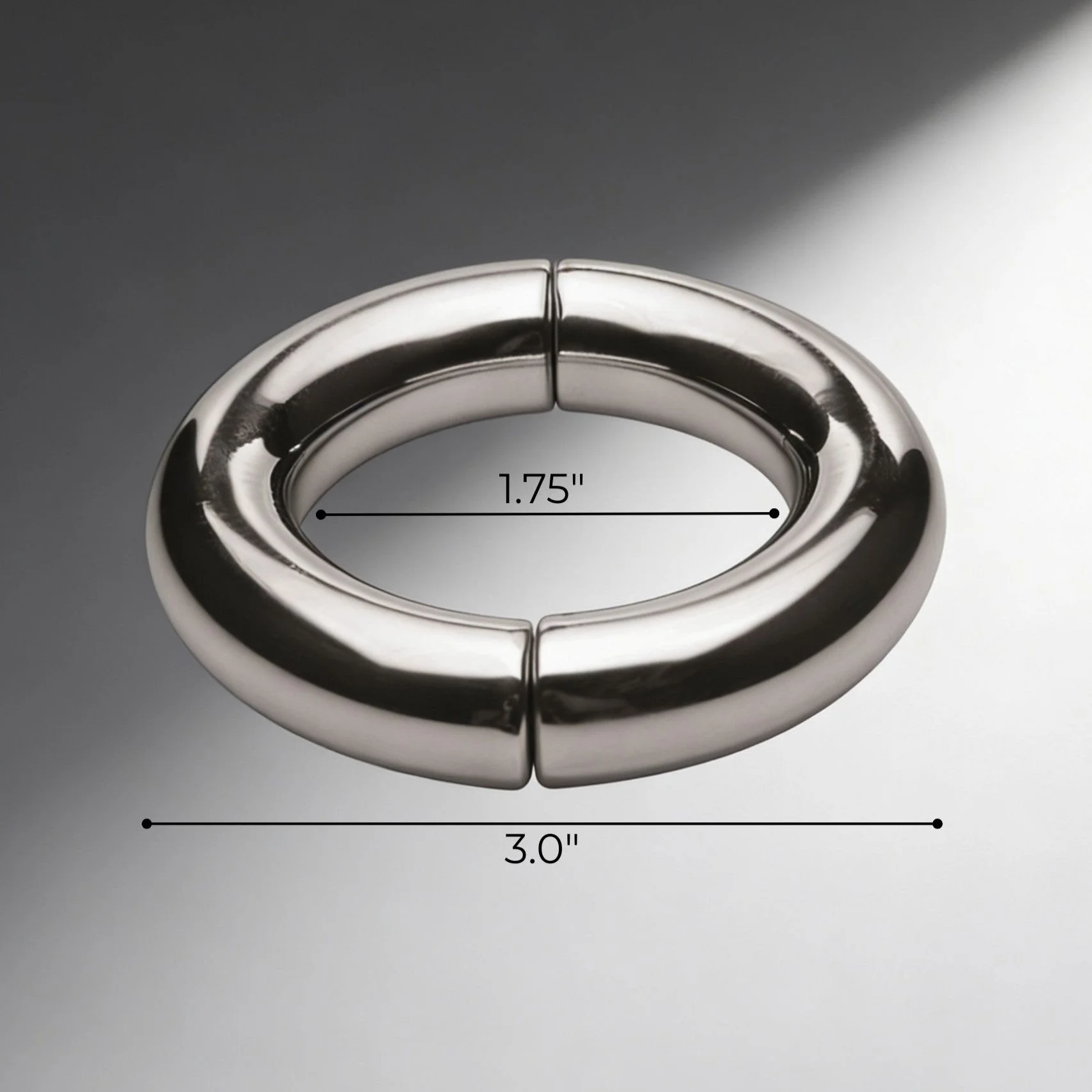 Mega Magnetize Stainless Steel Magnetic Cock Ring - Image 5