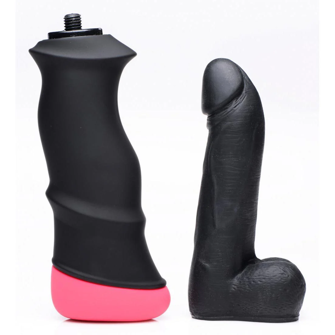 Mega-Pounder Hand-held Thrusting Silicone Dildo - Image 4