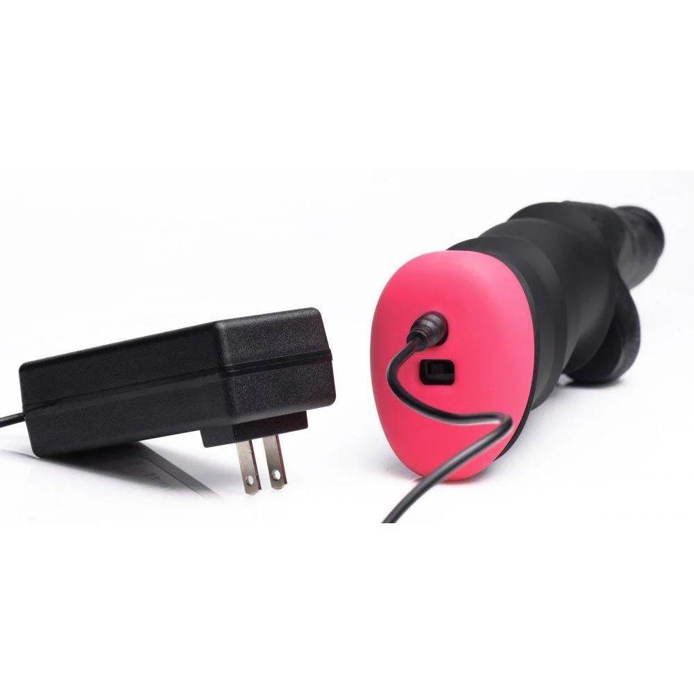 Mega-Pounder Hand-held Thrusting Silicone Dildo - Image 5
