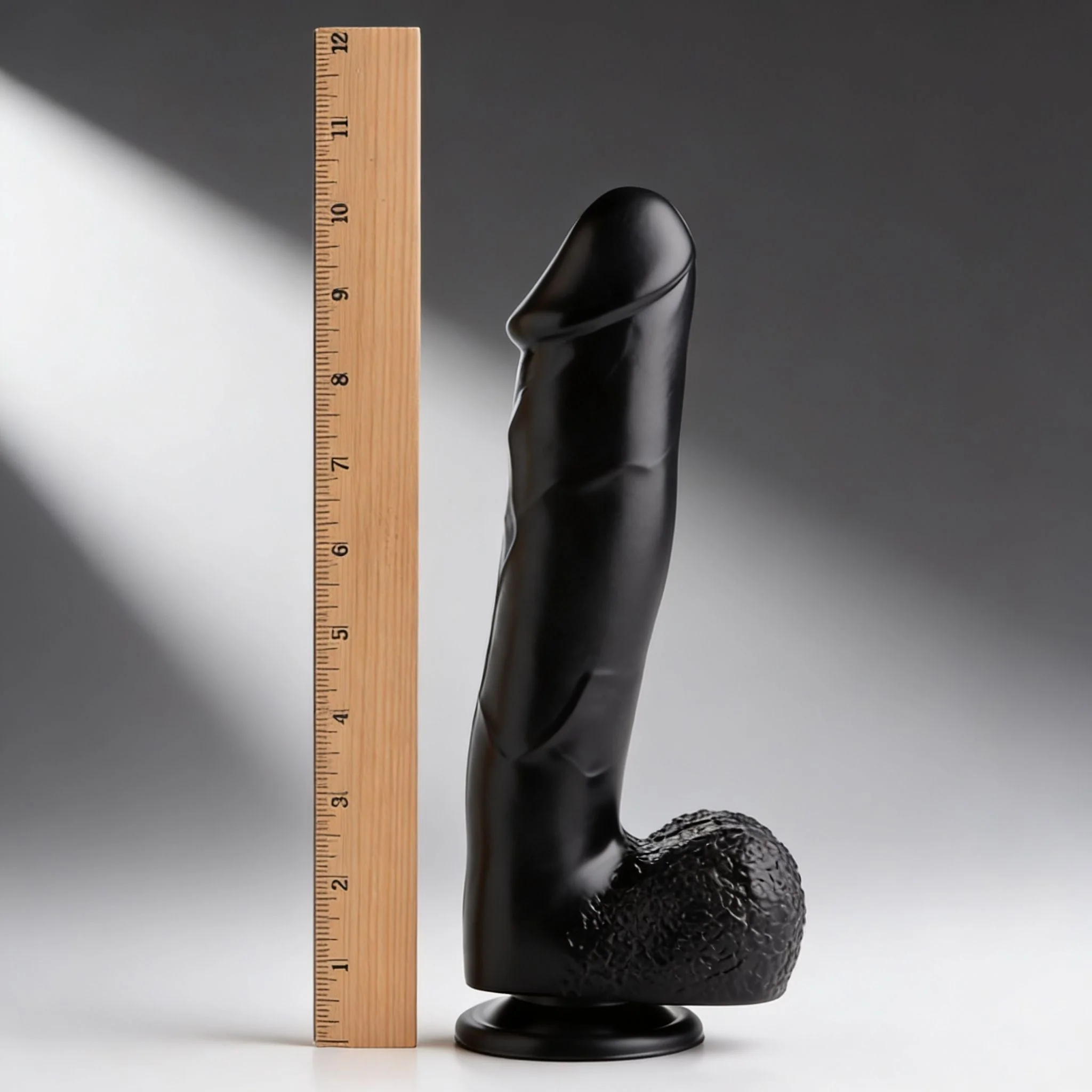 Mighty Midnight 10 Inch Dildo w/ Suction Cup - Image 3