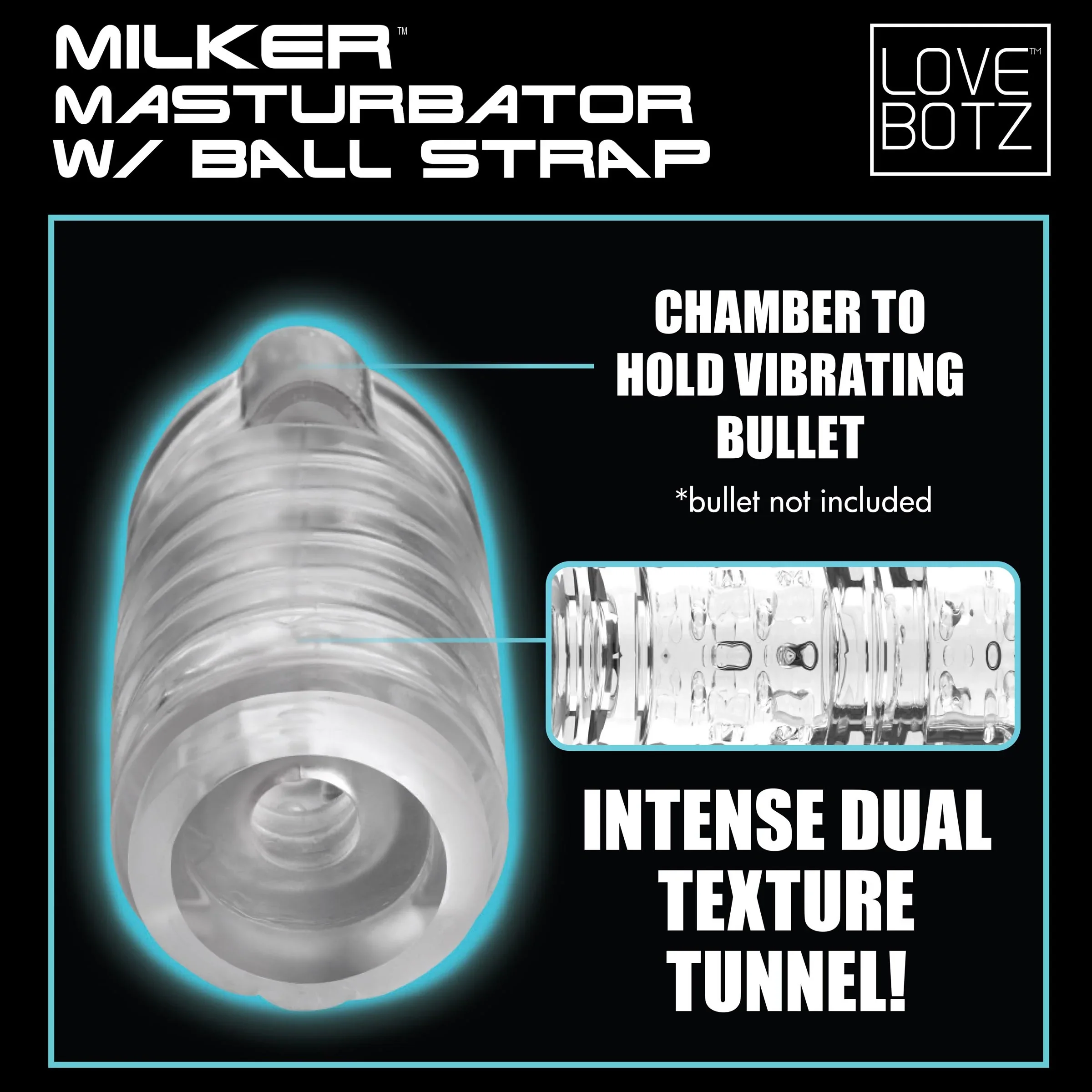 Milker Masturbator with Ball Strap - Image 5