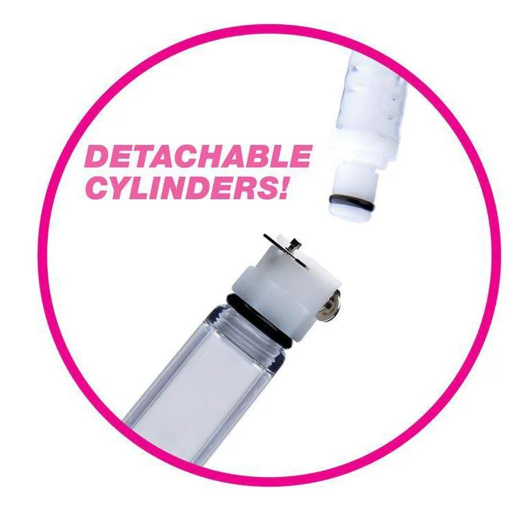 Nipple Pumping System with Dual Detachable Acrylic Cylinders - Image 4