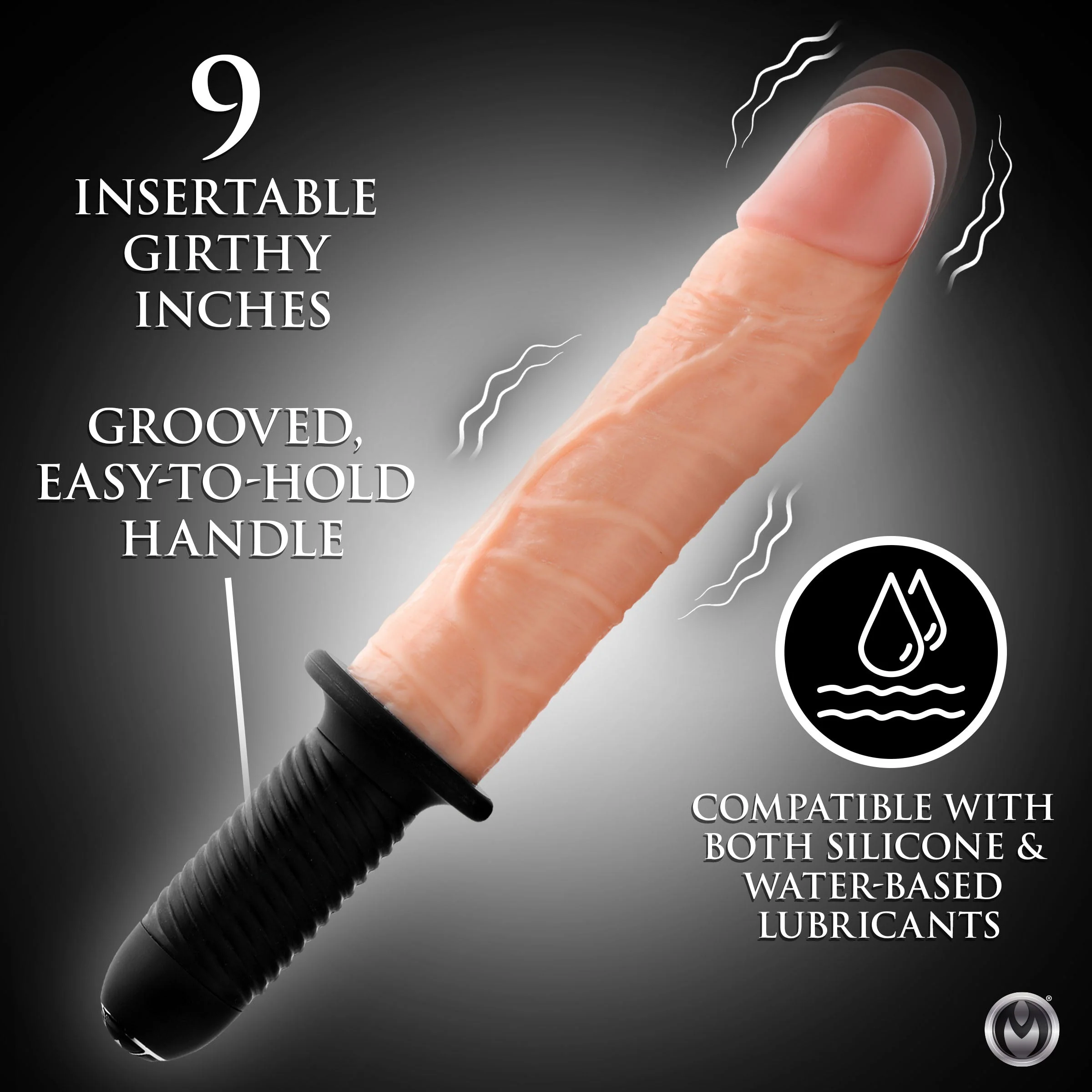Onslaught 13 Mode XL Vibrating Dildo Thruster - Image 3