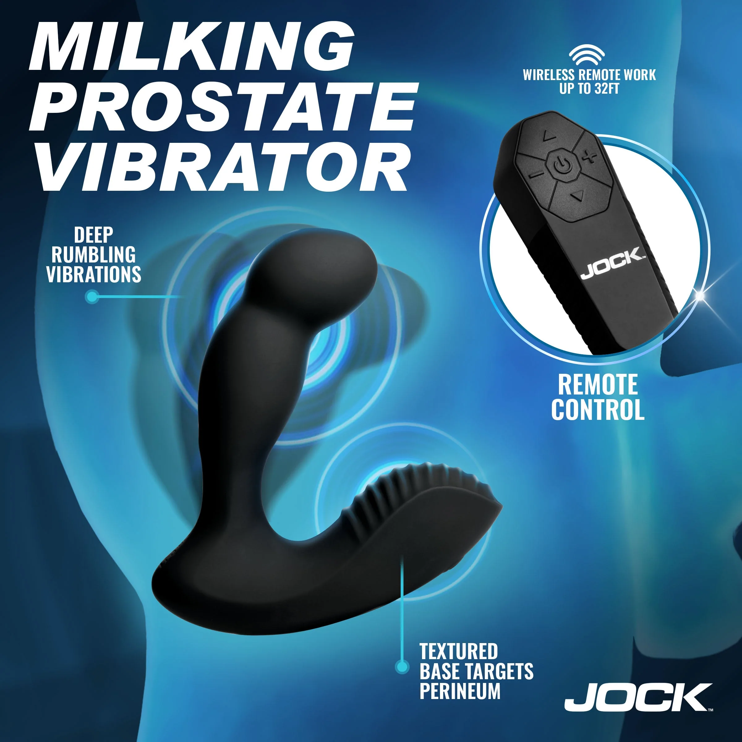 P-Force Milking Silicone Prostate Vibrator w/ Remote - Image 4
