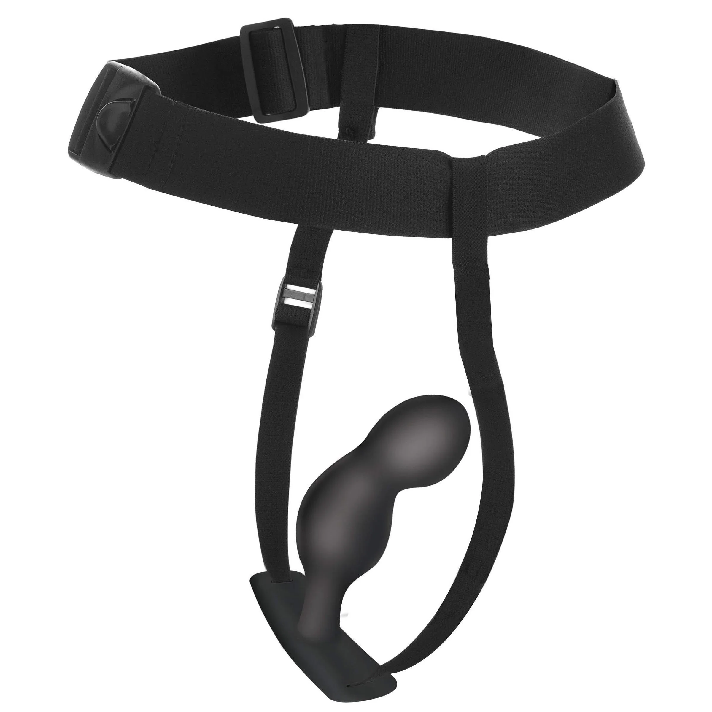 P-Spot Plugger 28X Silicone Prostate Plug with Comfort Harness and Remote Control - Image 7