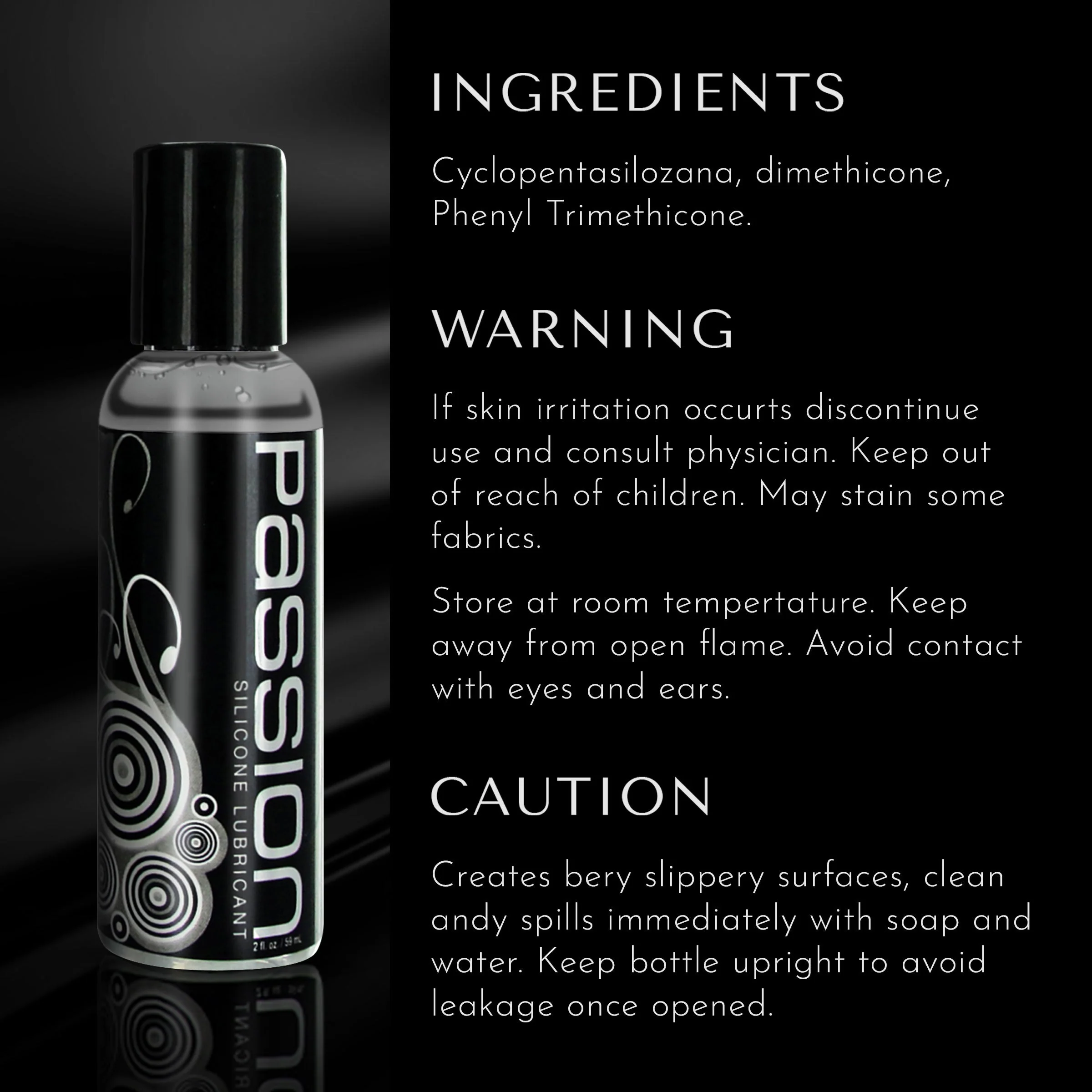 Passion Silicone-Based Lubricant - Image 4
