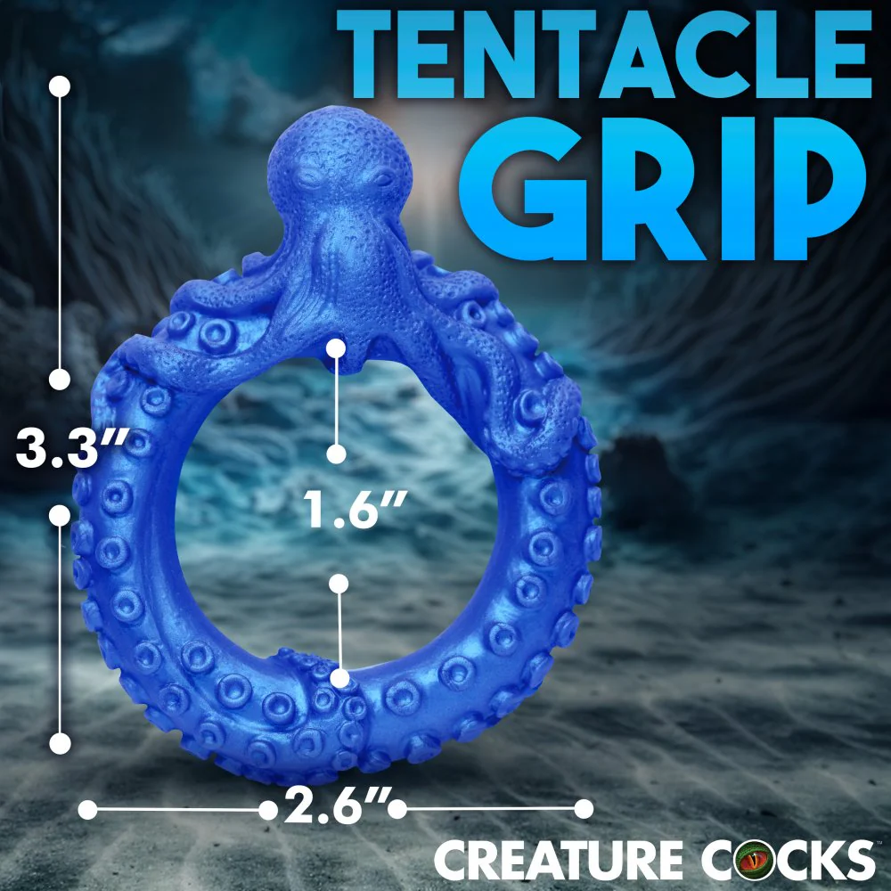 Poseidon's Octo-Ring Silicone Cock Ring - Image 4