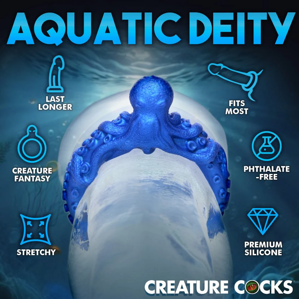 Poseidon's Octo-Ring Silicone Cock Ring - Image 5