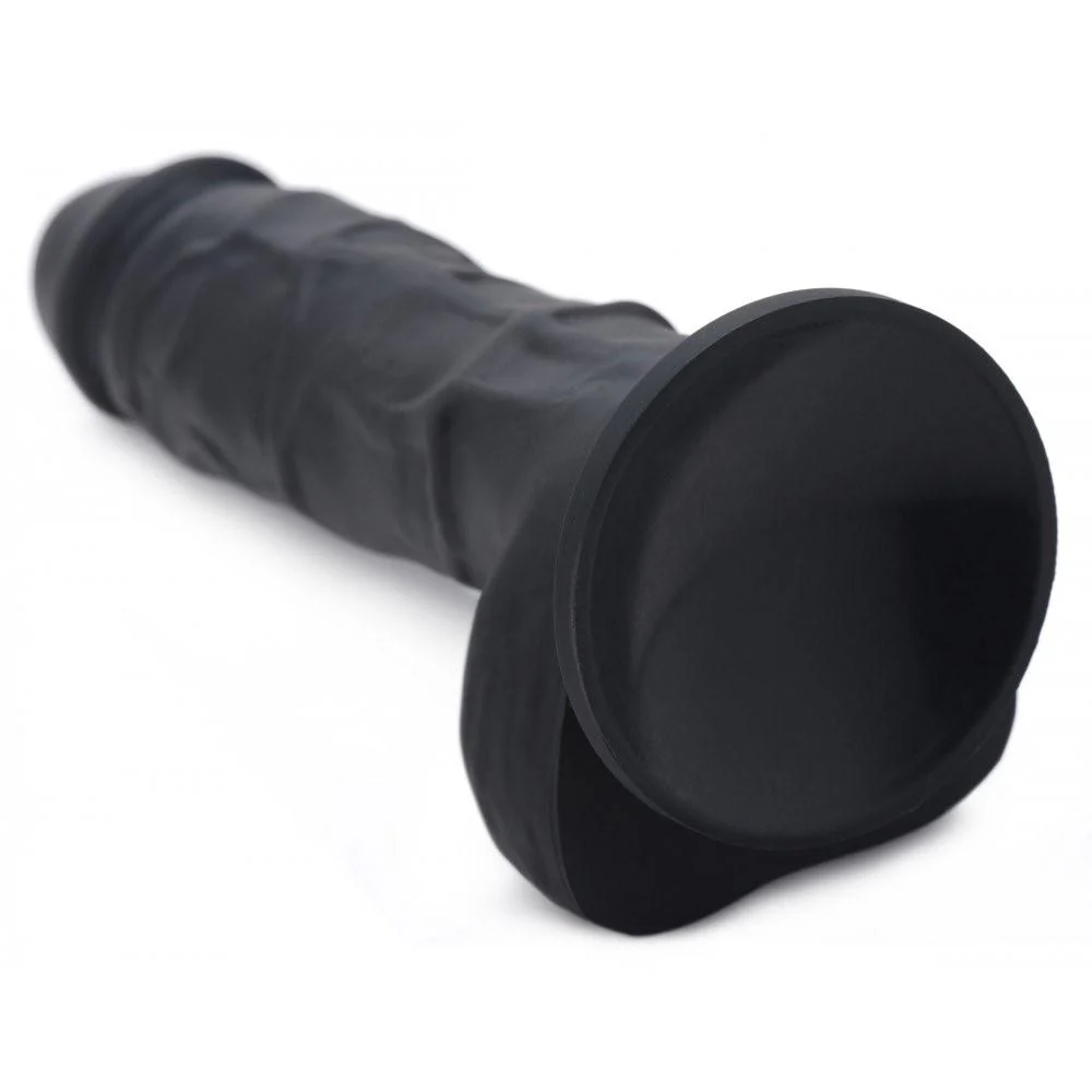 Power Pecker 7-inch Silicone Dildo with Balls - Image 2