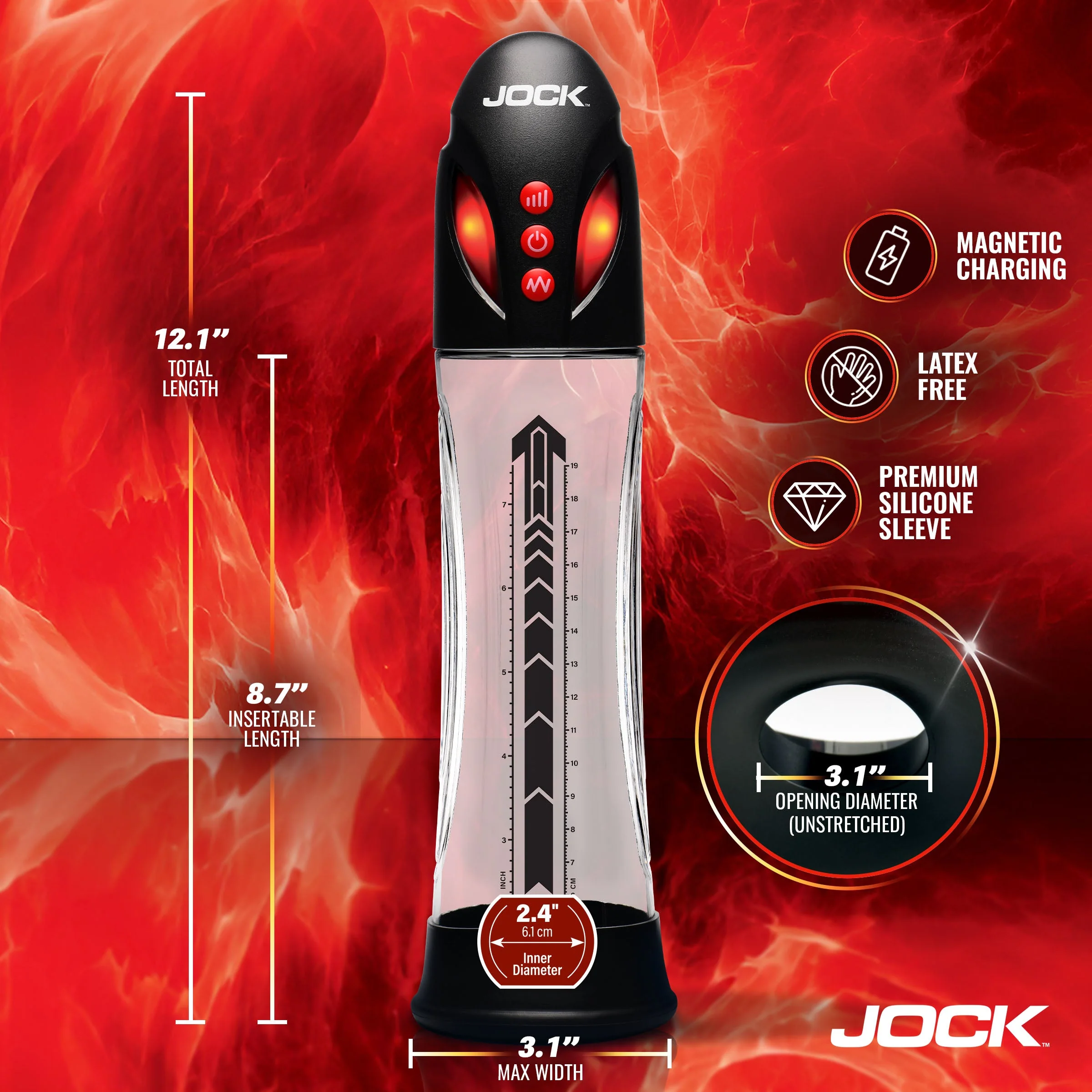 Power Up Automatic Waterproof Penis Pump - Image 6