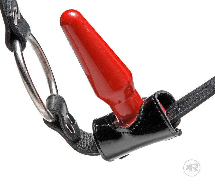 Premium Locking Leather Cock Ring and Anal Plug Harness - Image 5