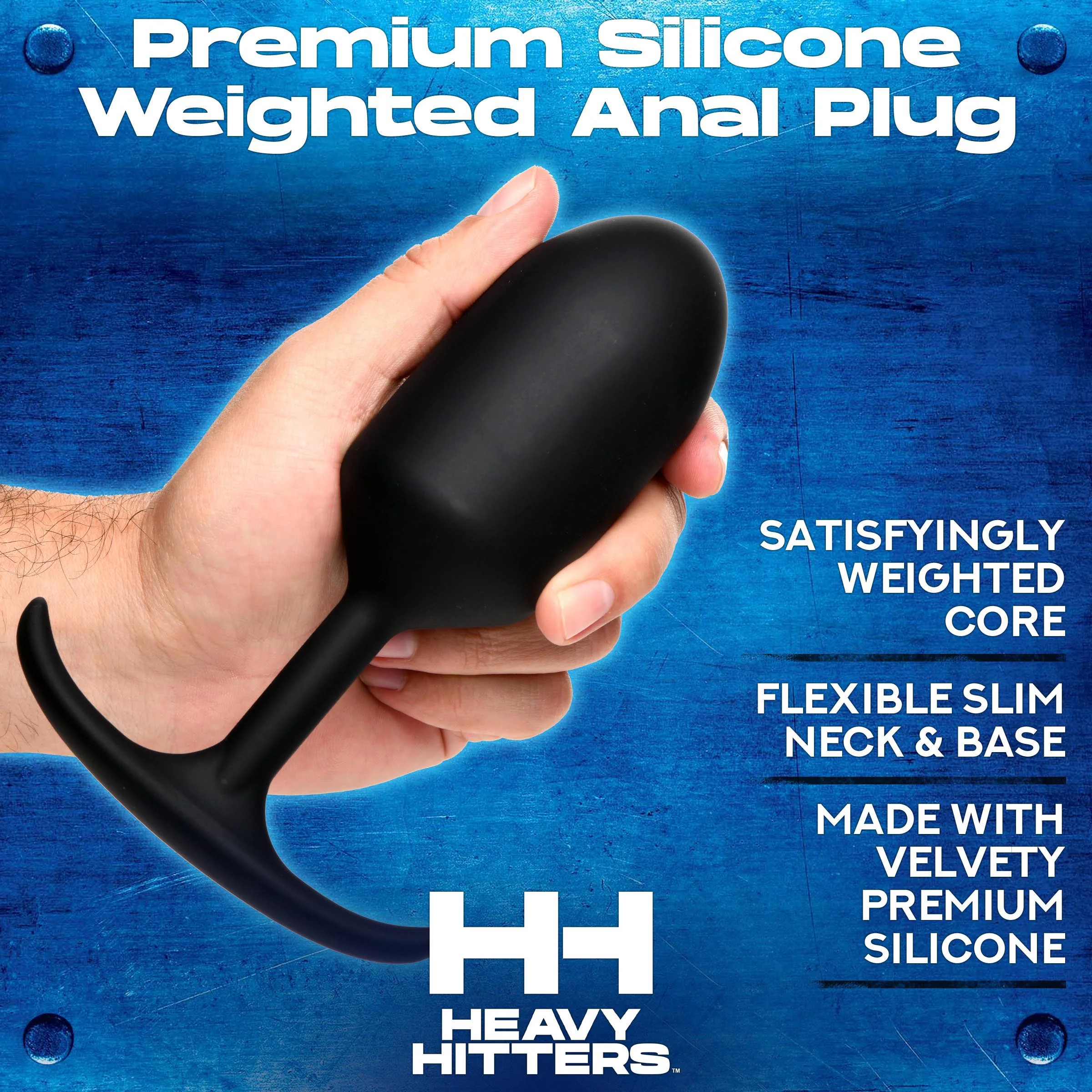 Premium Silicone Weighted Bullet Anal Plug - Image 3
