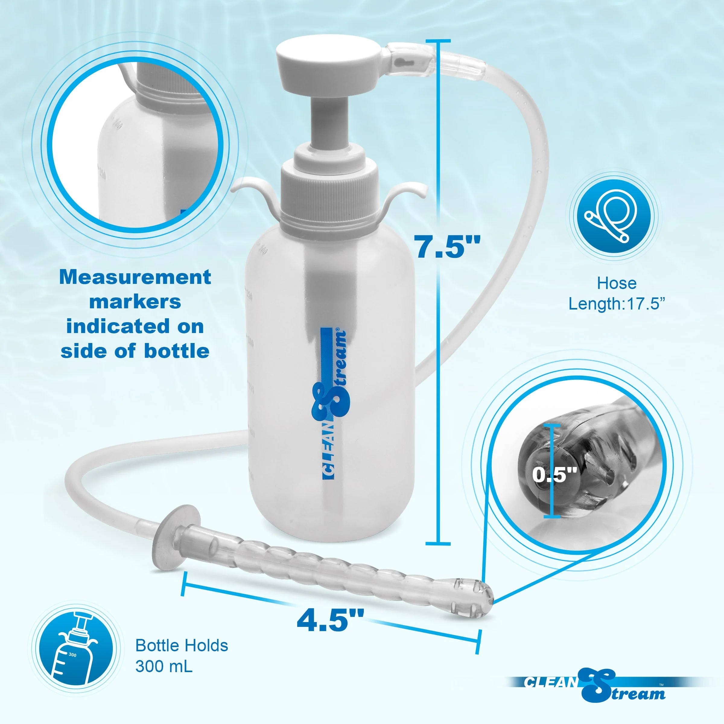 Pump Action Enema Bottle with Nozzle - Image 4