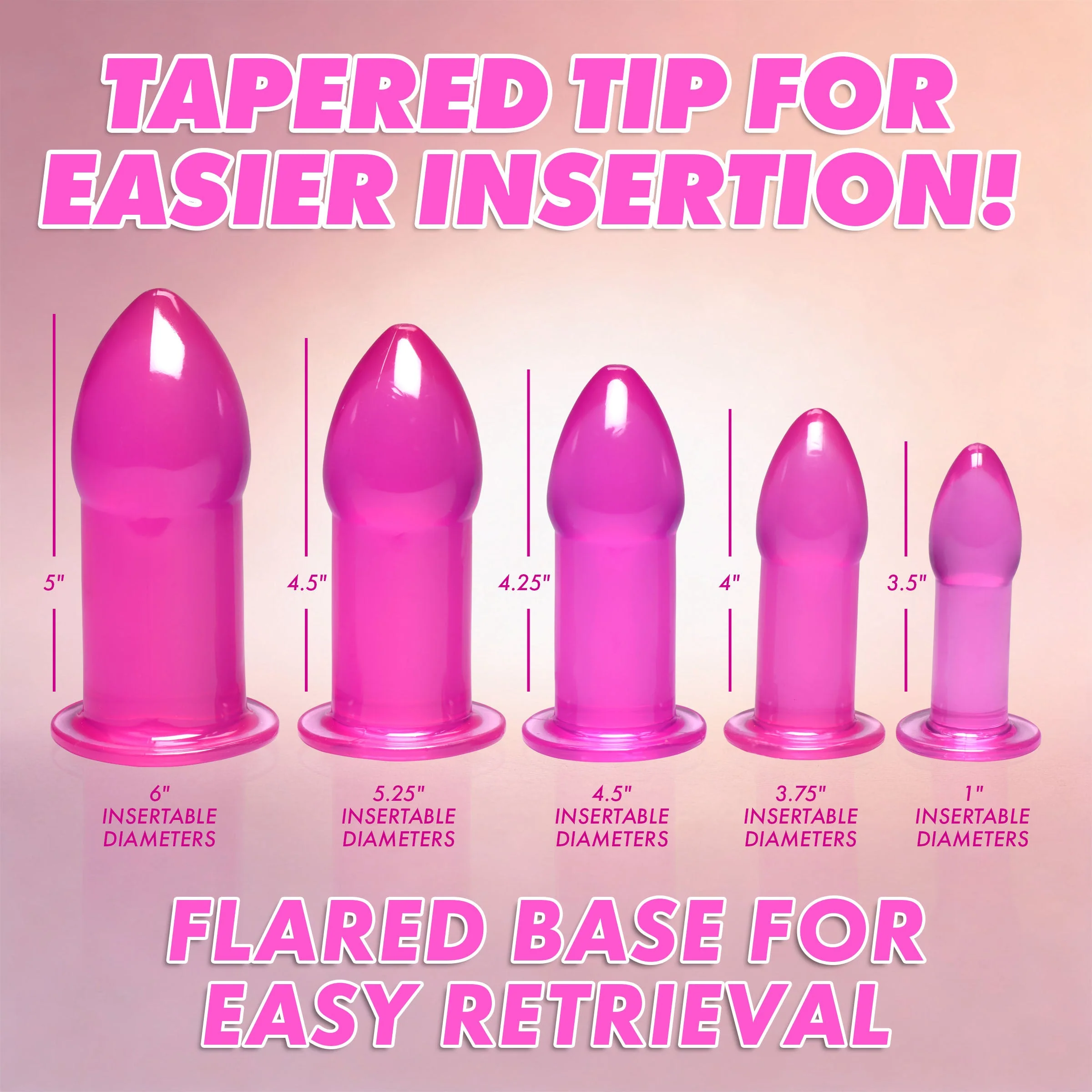 Purple 5pc Anal Trainer Kit - Image 3