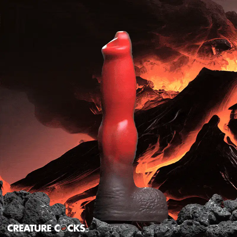 Ramming Hound Thrusting & Vibrating Silicone Dildo - Image 2