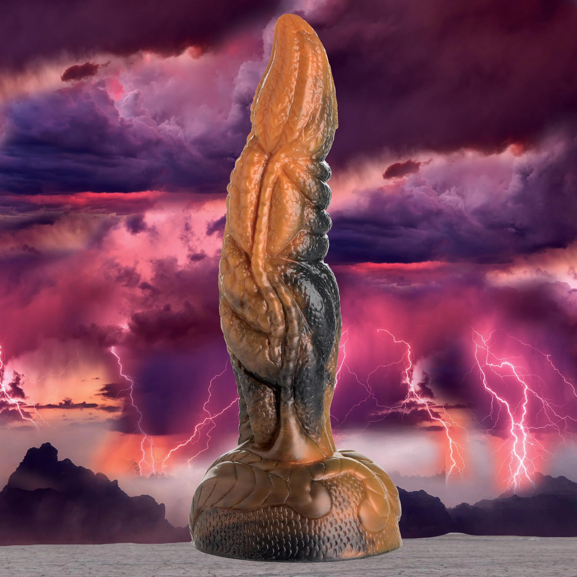 Ravager Rippled Tentacle Silicone Dildo - Image 2