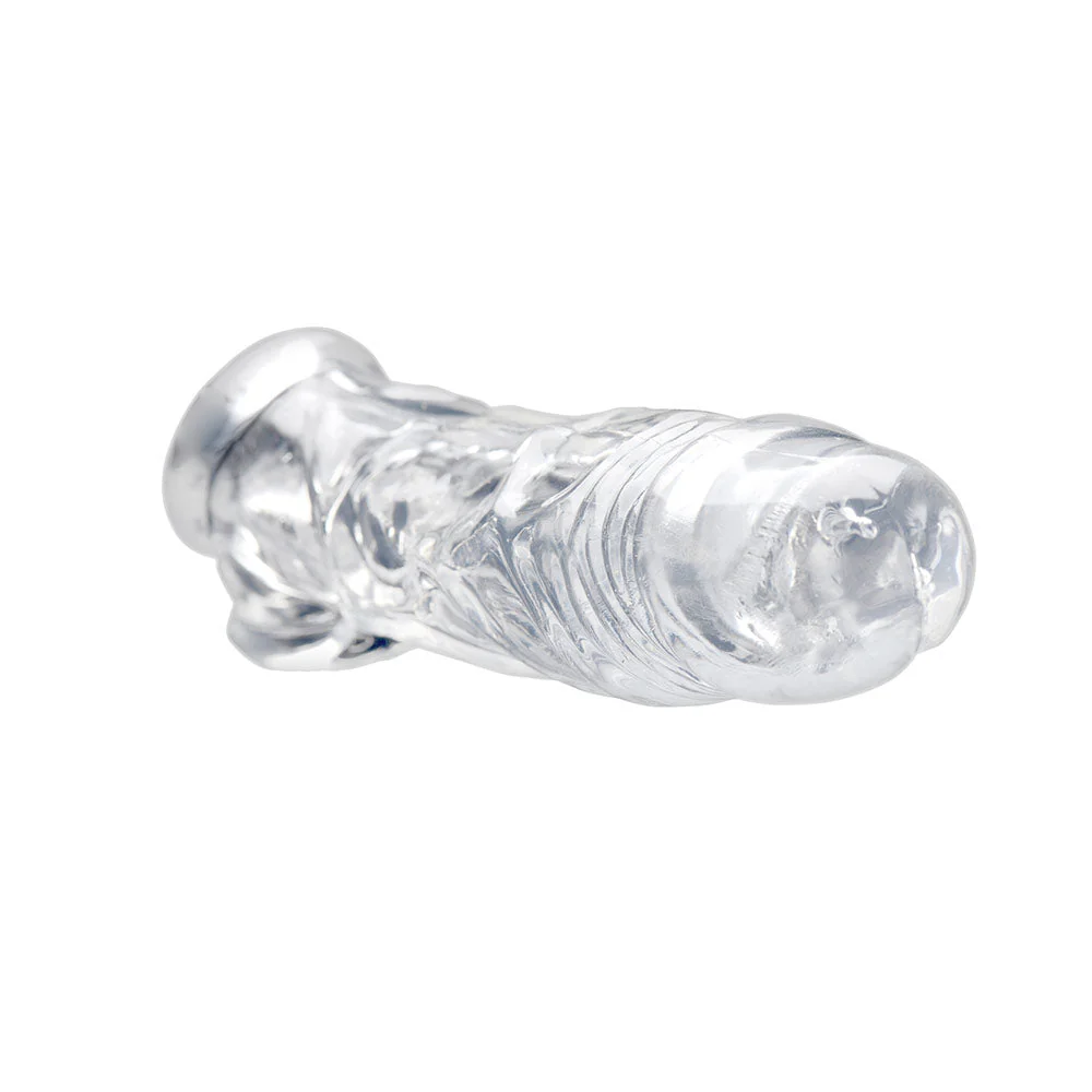 Realistic Clear Penis Enhancer and Ball Stretcher - Image 2