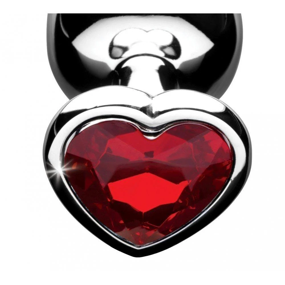 Red Heart Gem Anal Plug - Image 3