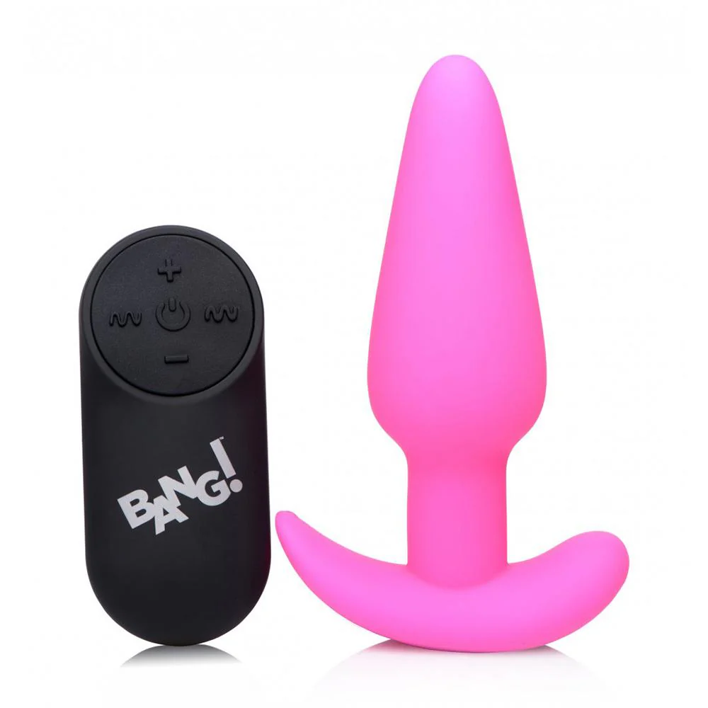 Remote Control 21X Vibrating Silicone Butt Plug - Image 8
