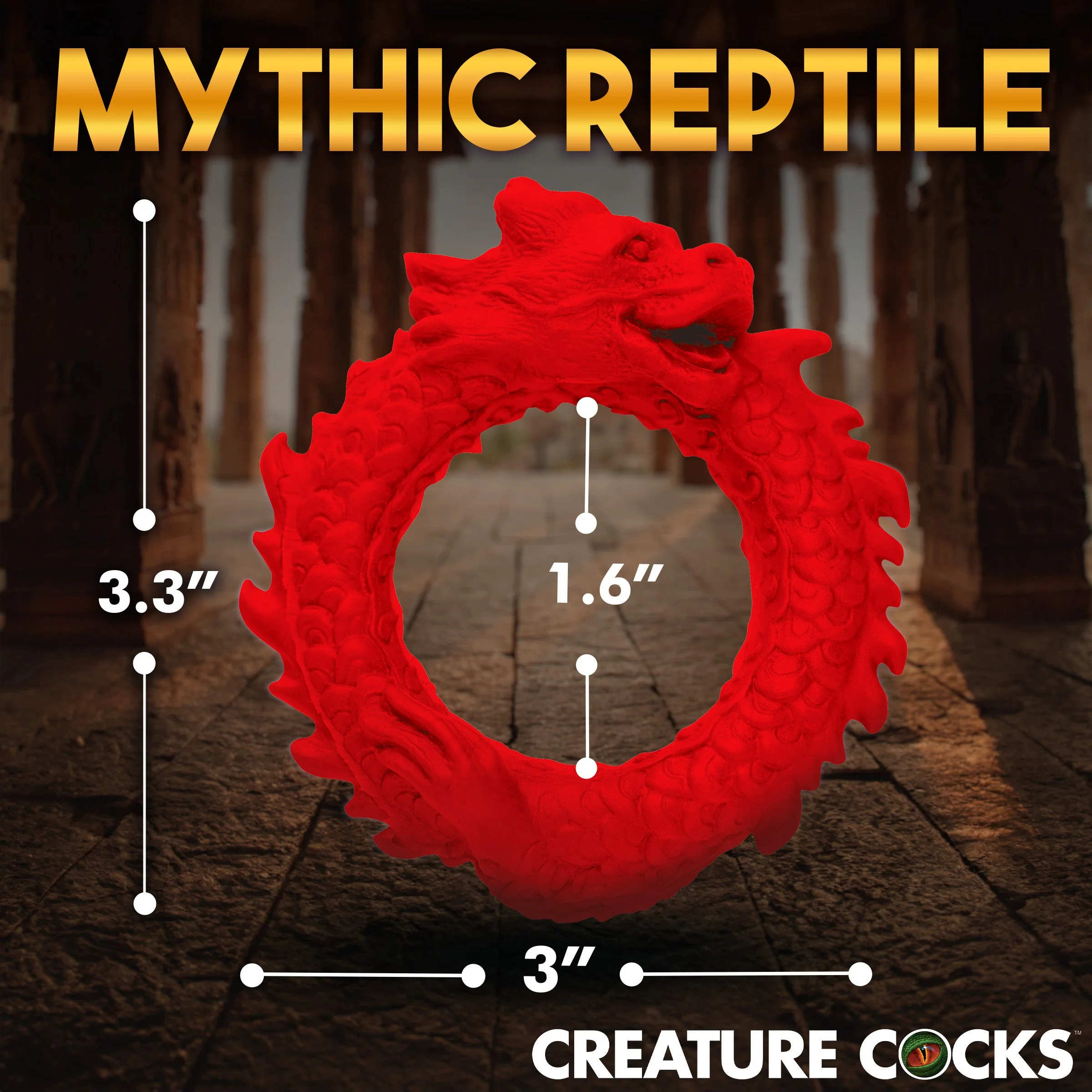 Rise of the Dragon Silicone Cock Ring - Image 4