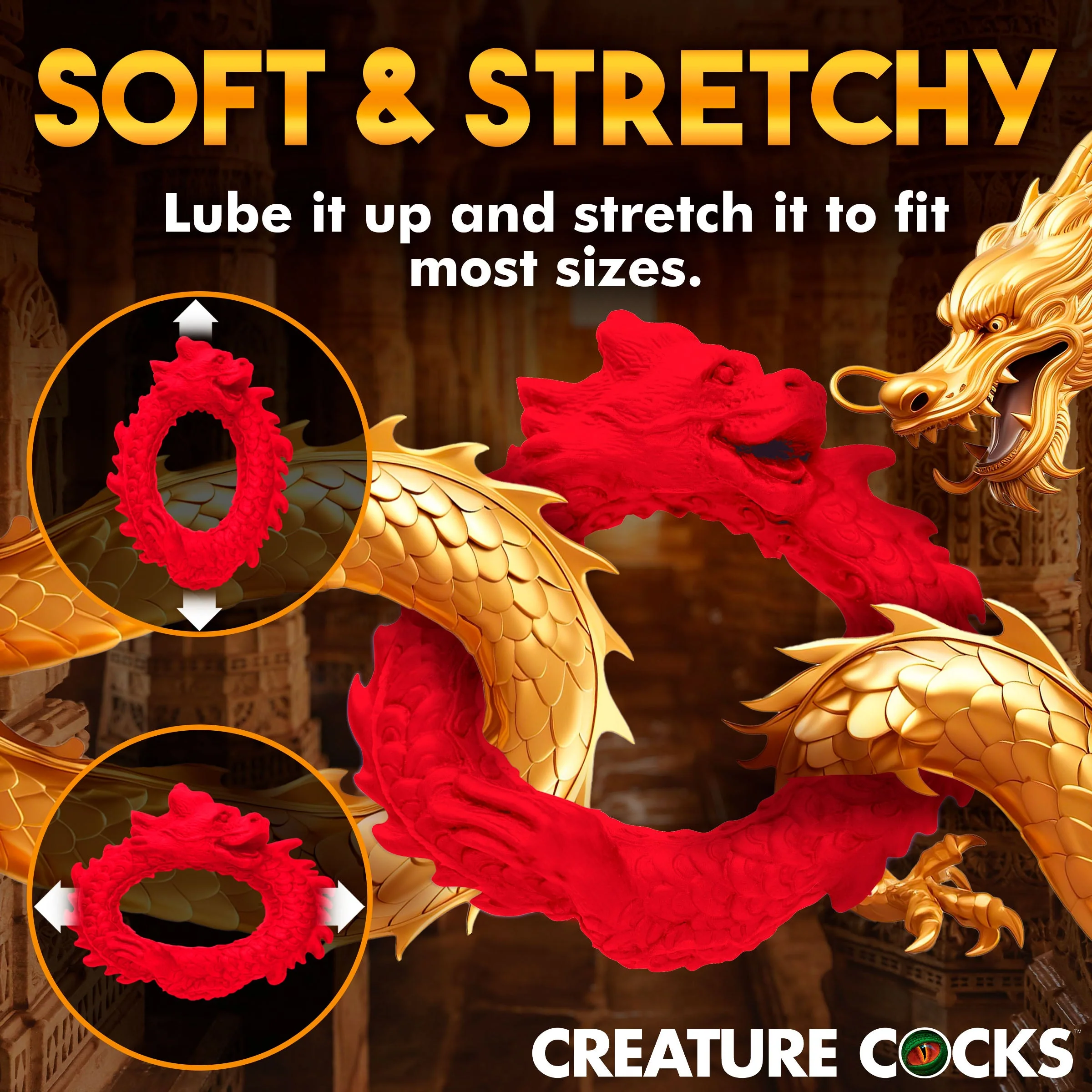Rise of the Dragon Silicone Cock Ring - Image 7