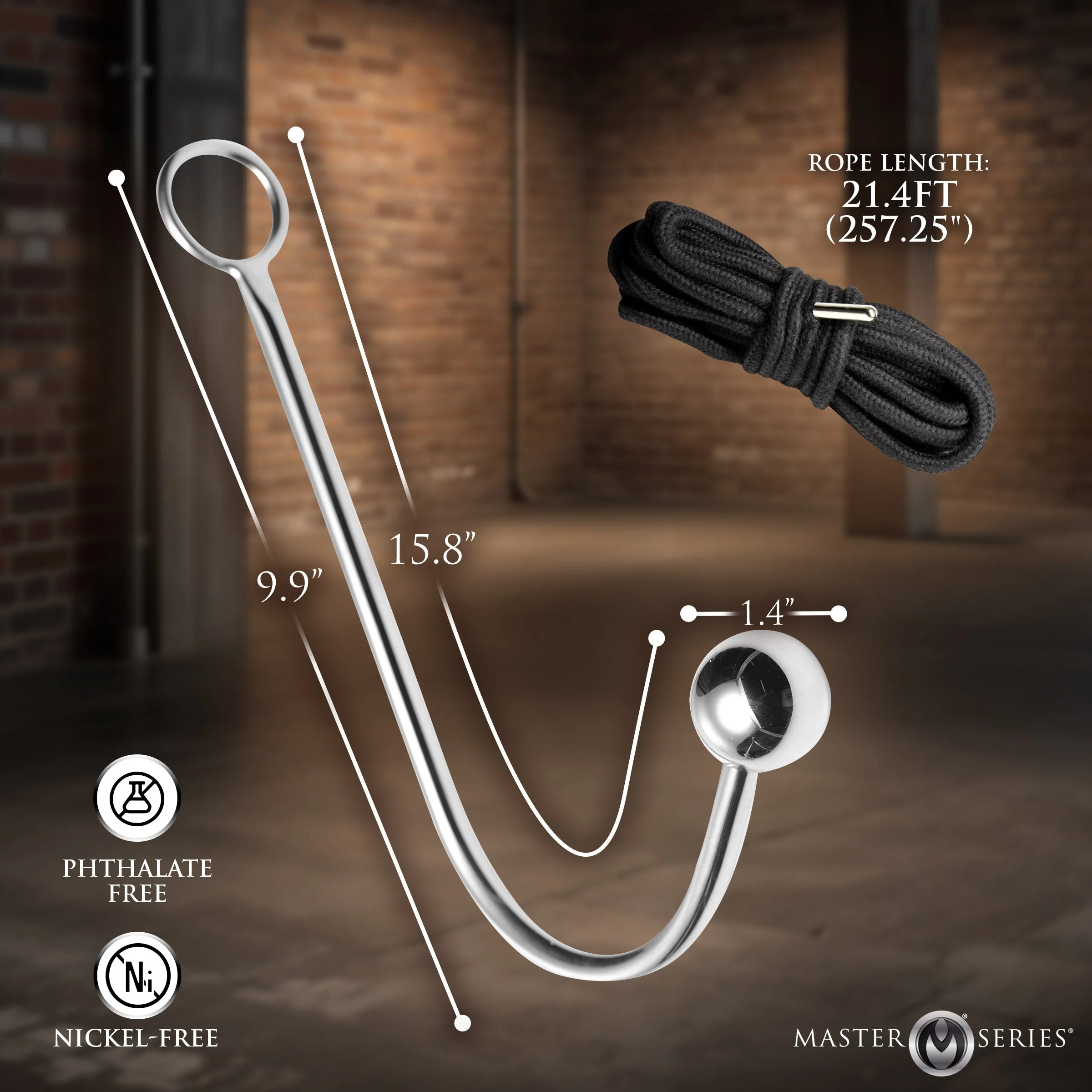 Anal Hook with Rope - Image 4