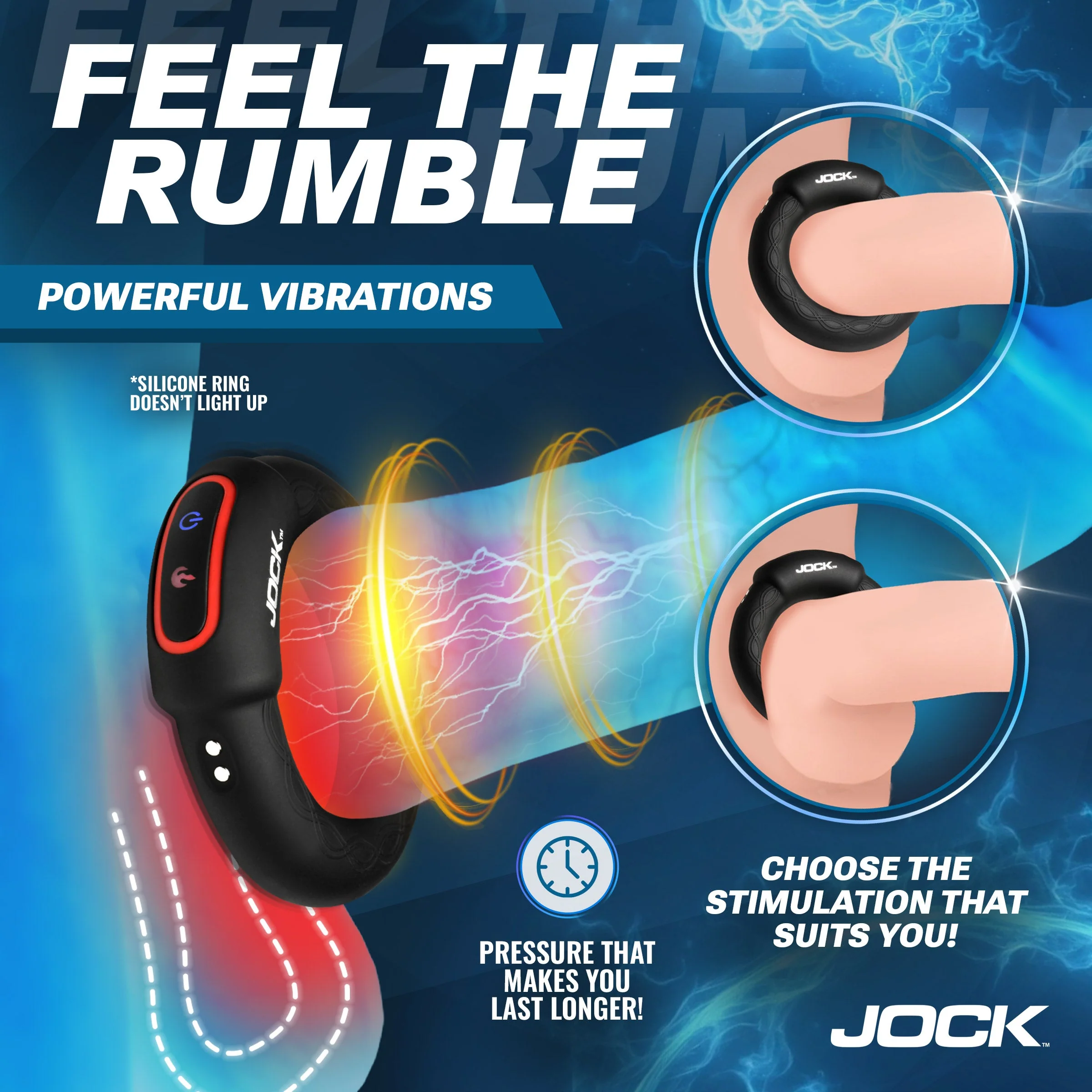 Rumbler Vibrating & Warming Cock Ring - Image 4