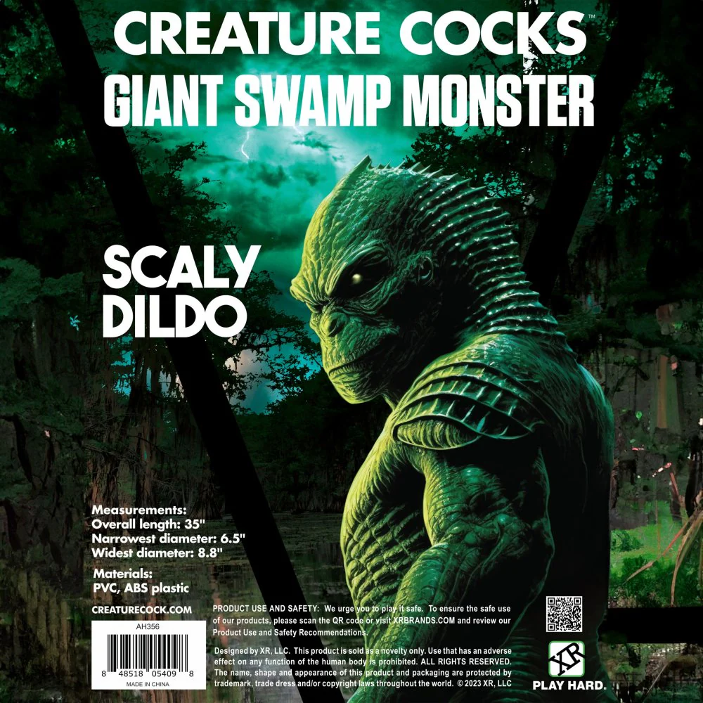 Scaly Swamp Monster 3 Foot Giant Dildo - Image 10