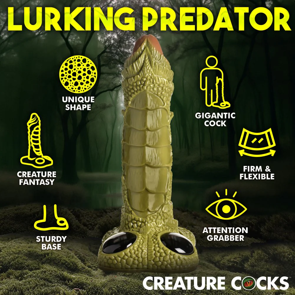 Scaly Swamp Monster 3 Foot Giant Dildo - Image 4