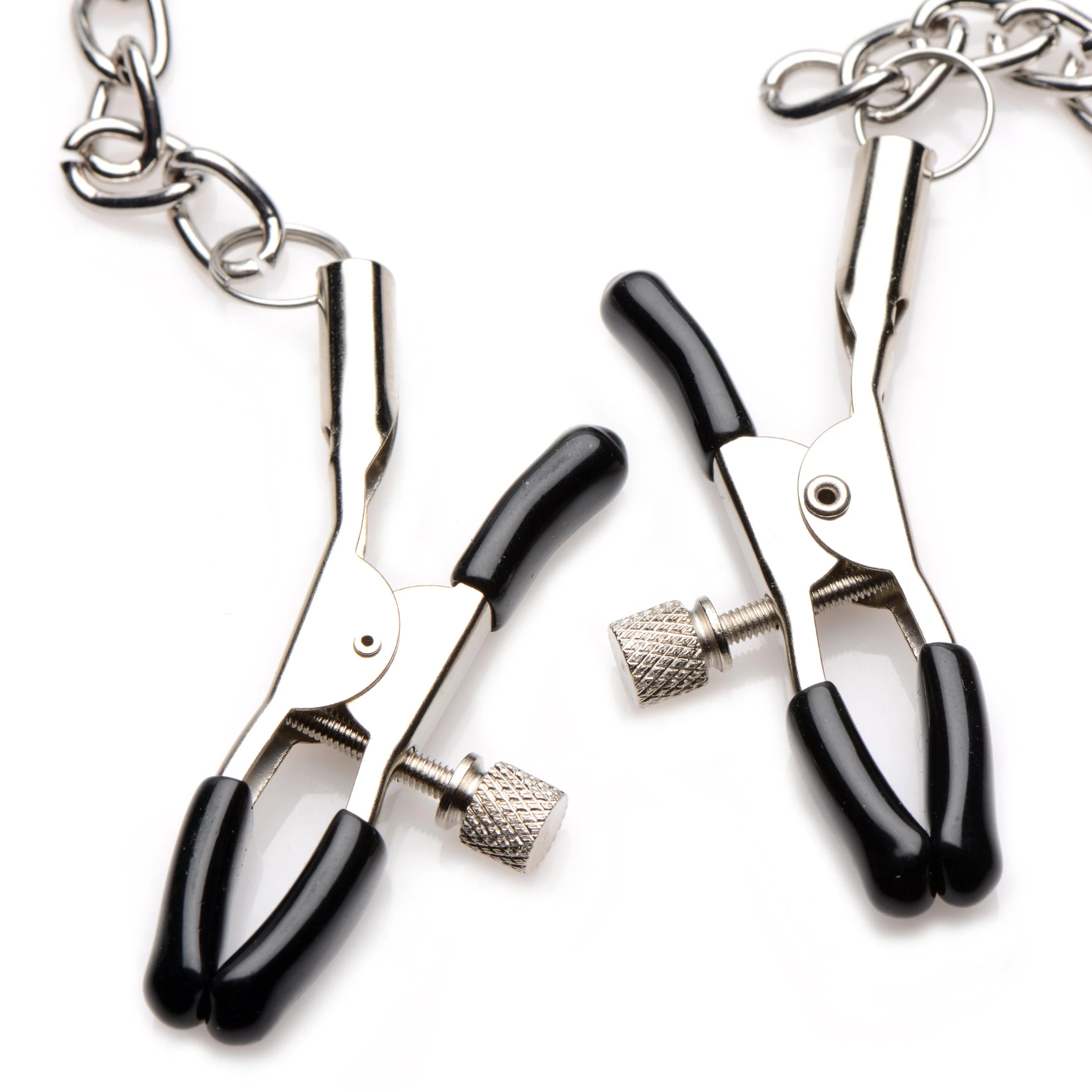 Silicone Bit Gag with Nipple Clamps - Image 6